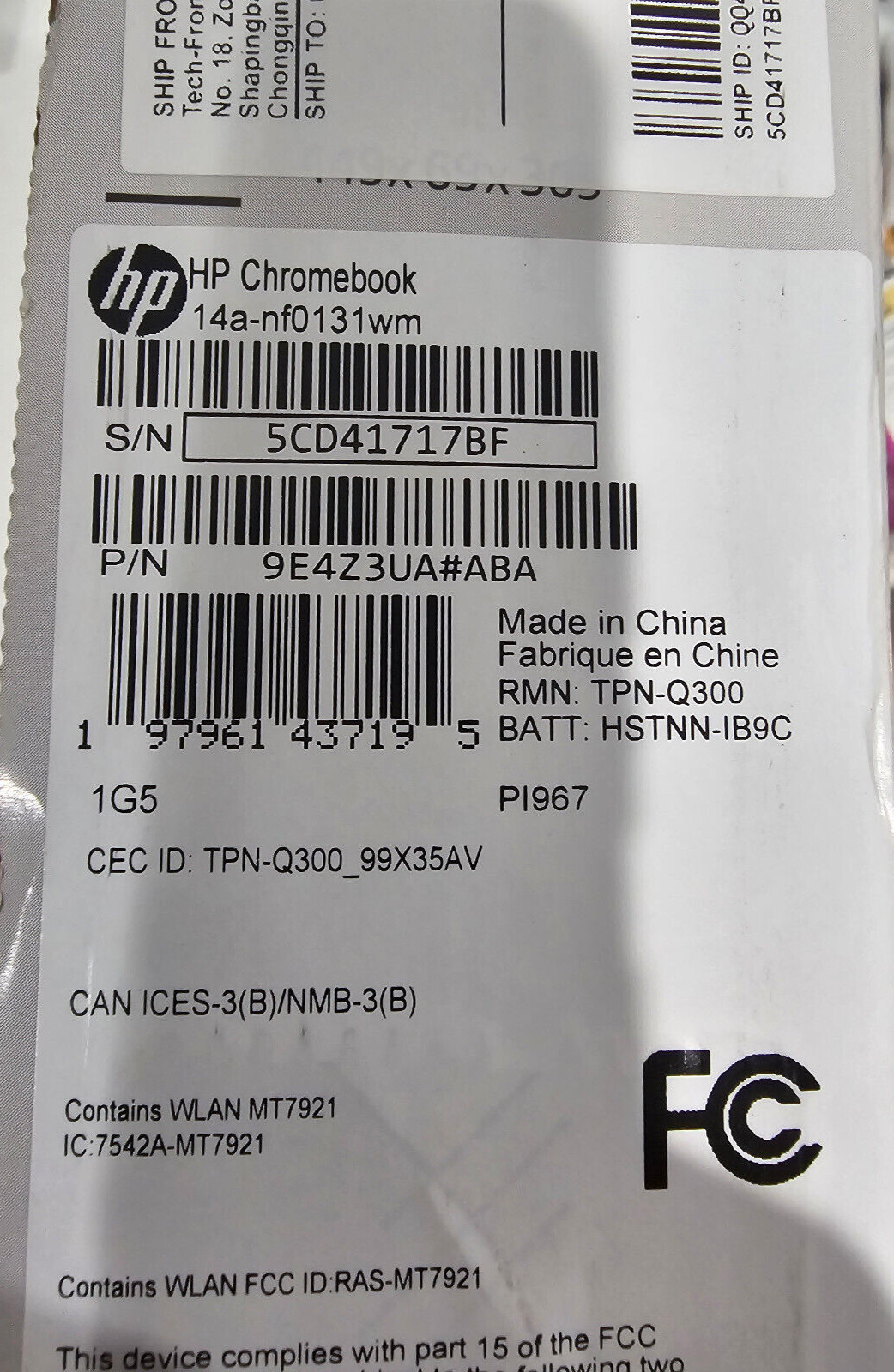 HP 14a-nf0131wm Chromebook 14″ Laptop, Intel Processor N200, 4GB, 128GB