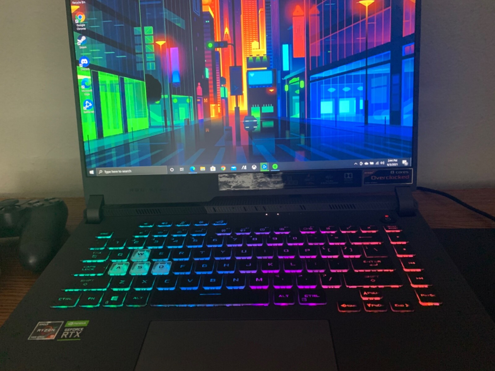 ASUS ROG Strix G15(2021) 144Hz FHD Display, NVIDIA RTX 3060, AMD Ryzen 9 5900HX