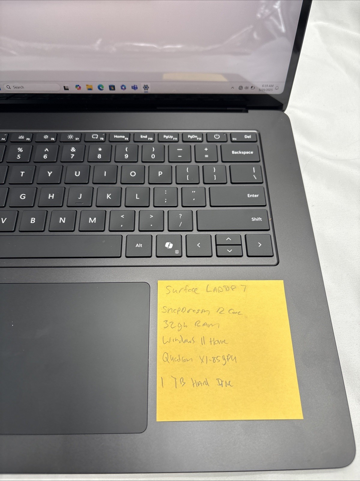 Microsoft Surface Laptop 7 Copilot+ 15″ Touch Snapdragon X Elite 32GB 1TB