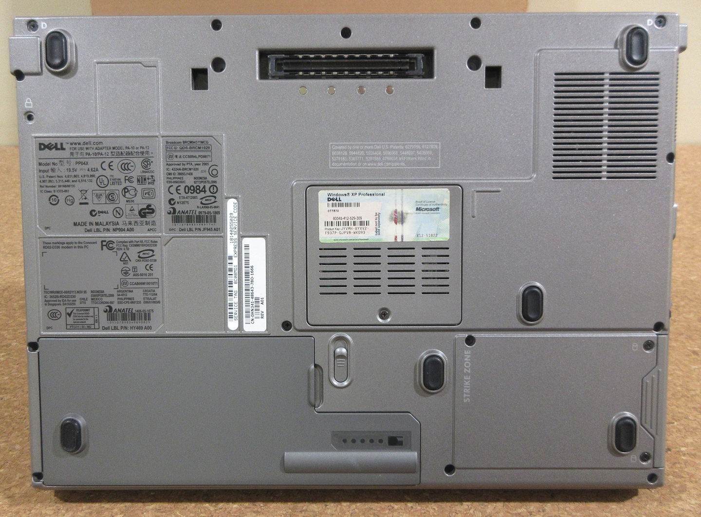 WIN XP Like NOS PRISTINE Dell D830 T9300 4gb 15.4 *NEW WD 240g SSD* Serial DVDRW