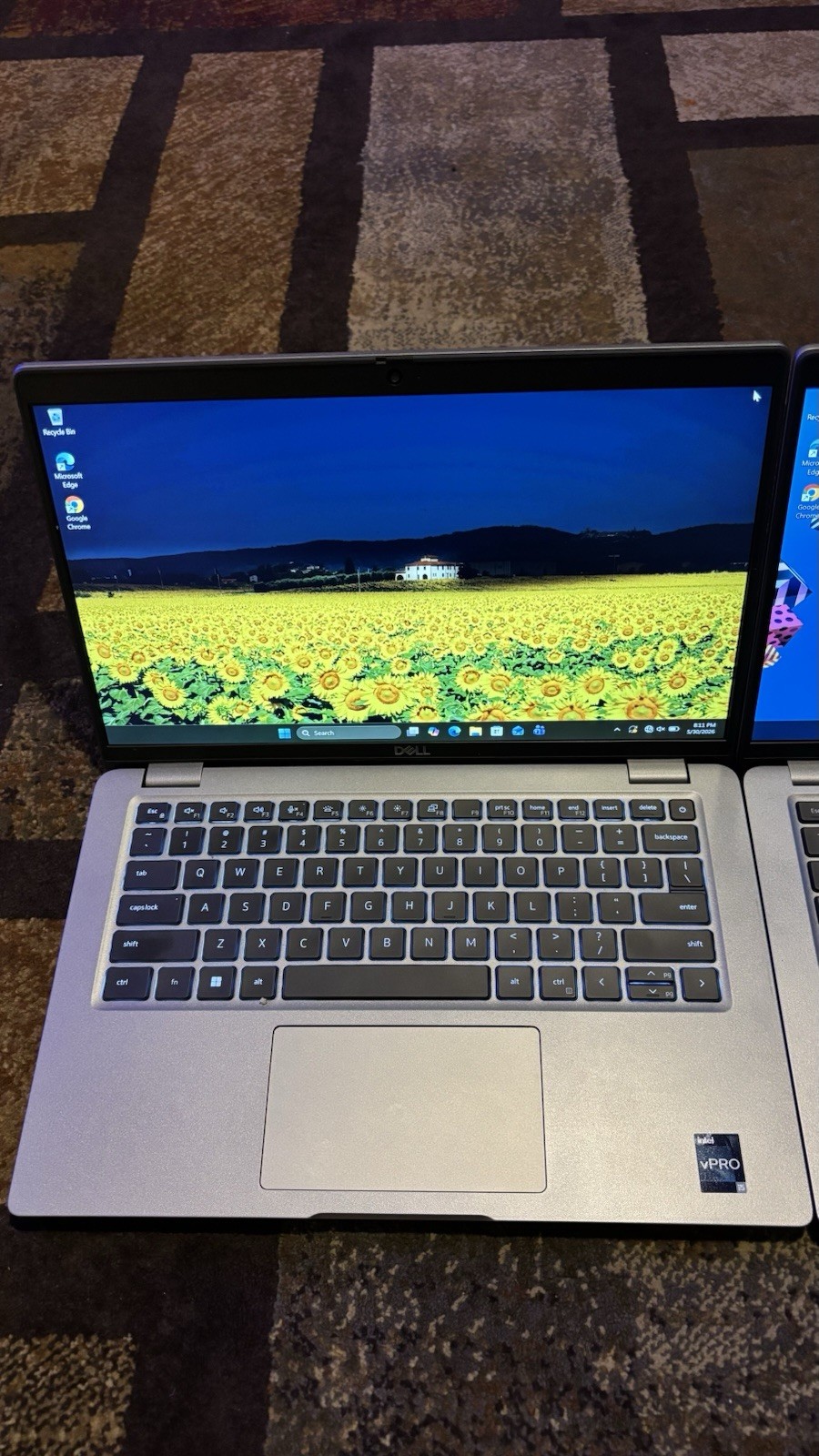 Two Dell Precision 3480 14″ i5-1350P 16GB 512GB SSD Win11 Iris Xe Silver