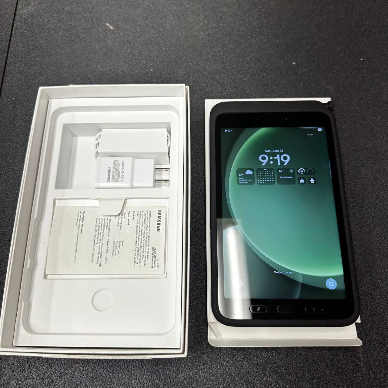 Samsung Galaxy Tab Active 5 Enterprise Edition 6+128GB Wi‑Fi Black/Green