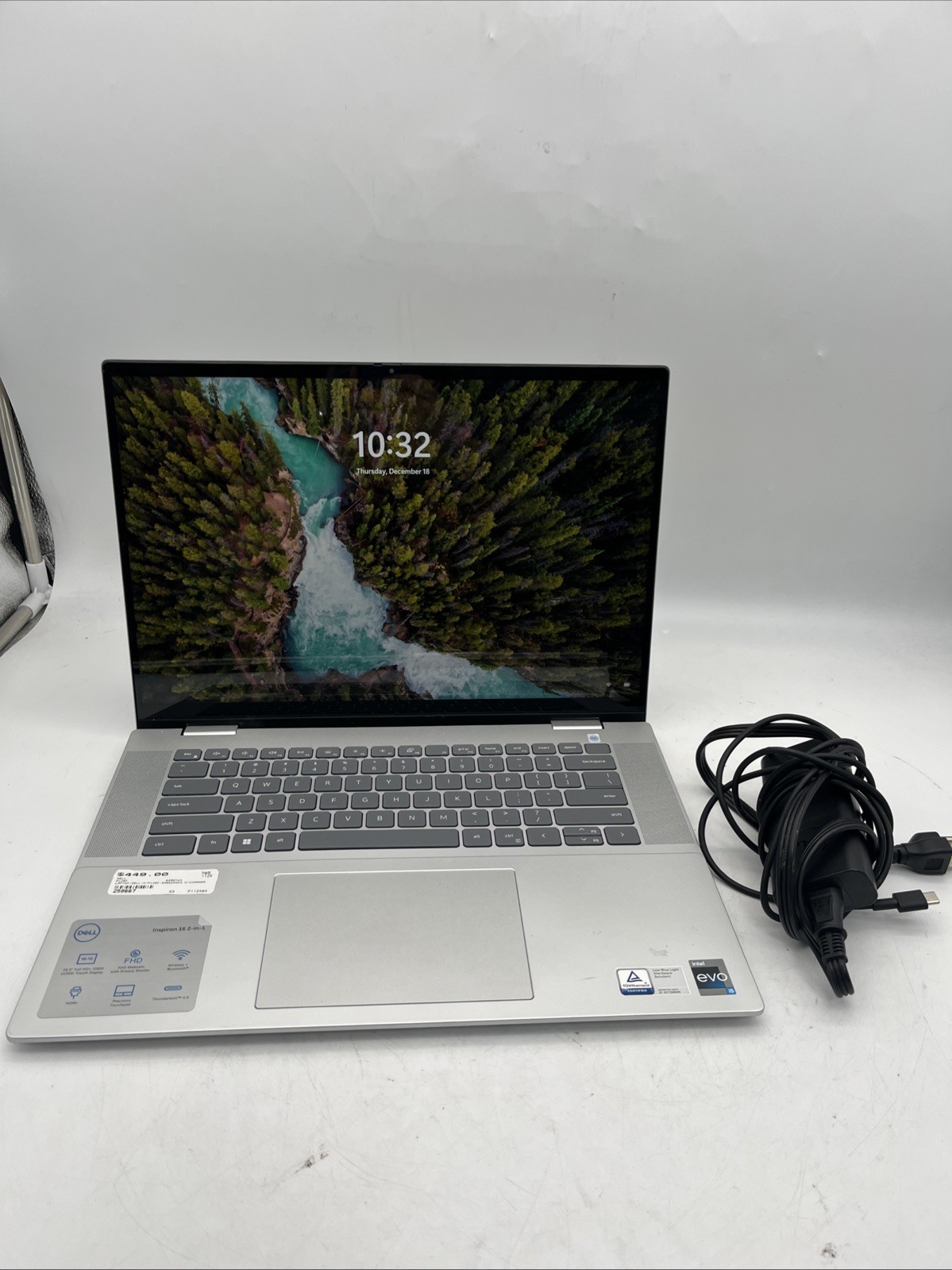 Dell Inspiron P128F 16″ i5-1335U 1.3GHz 8GB RAM 500GB HDD Intel HD Windows 11