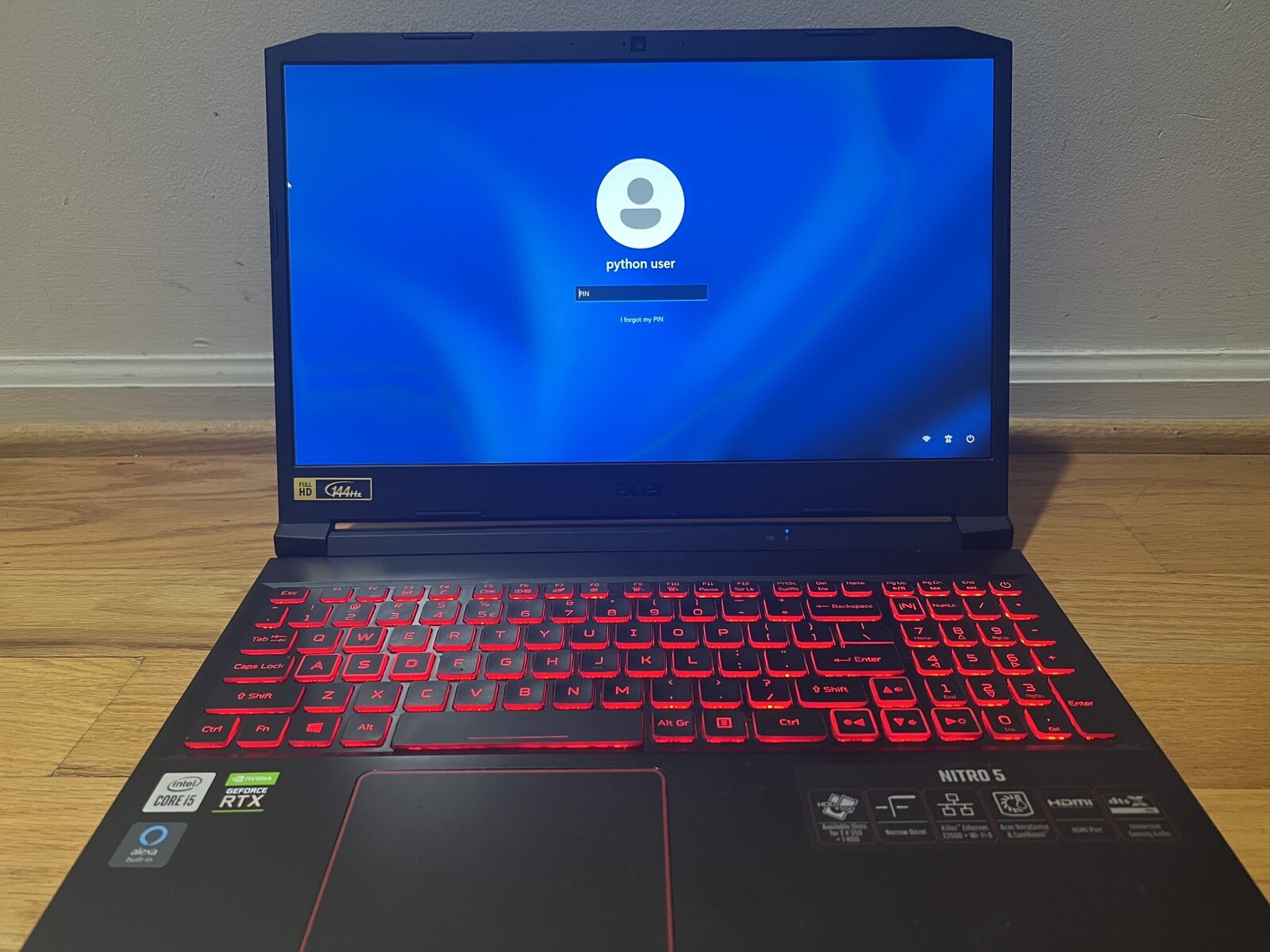 Acer Nitro 5 Gaming Laptop, Intel I5-10300H, GeForce RTX 3050 GPU, 16GB DDR4