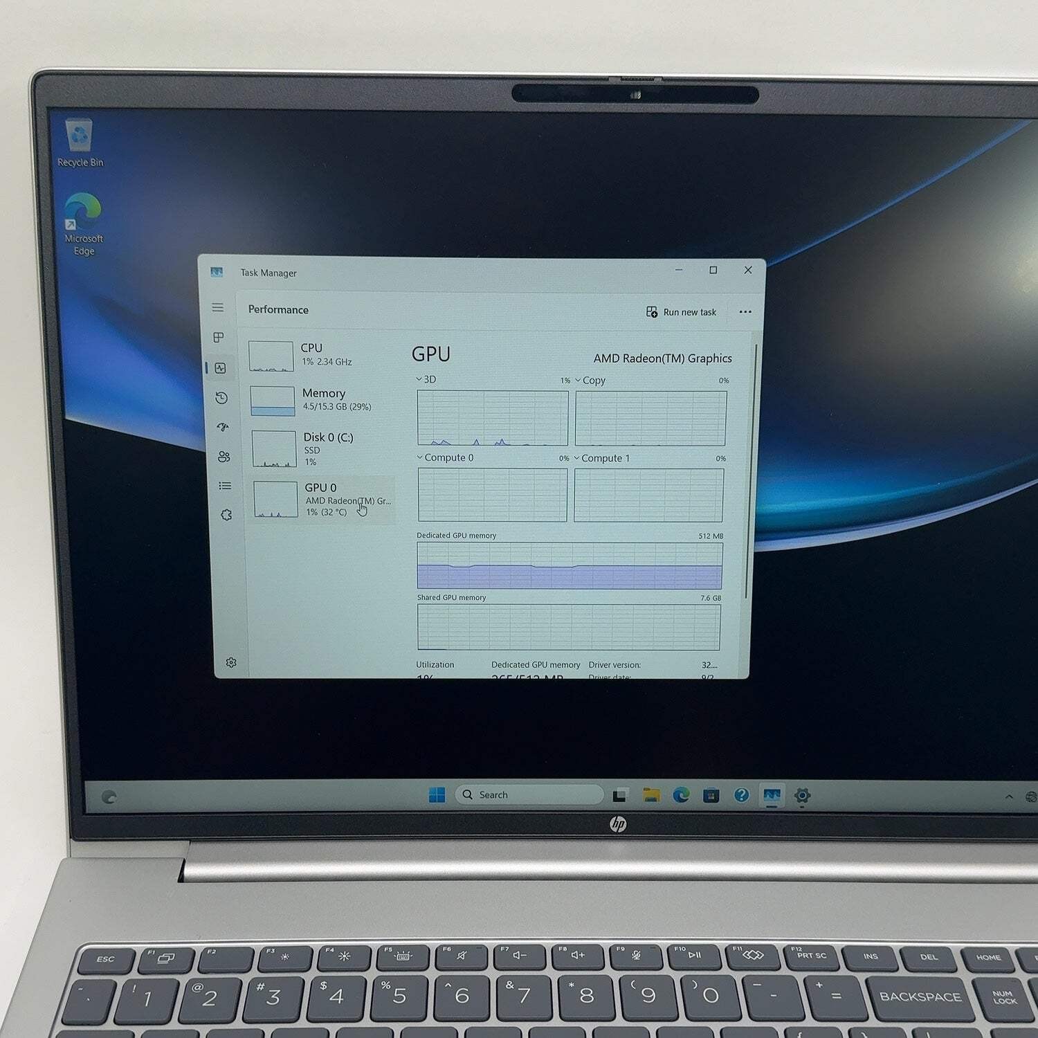 HP ProBook 465 G11 16″ Ryzen 7 7735U 2.7GHz 16GB RAM 512GB SSD