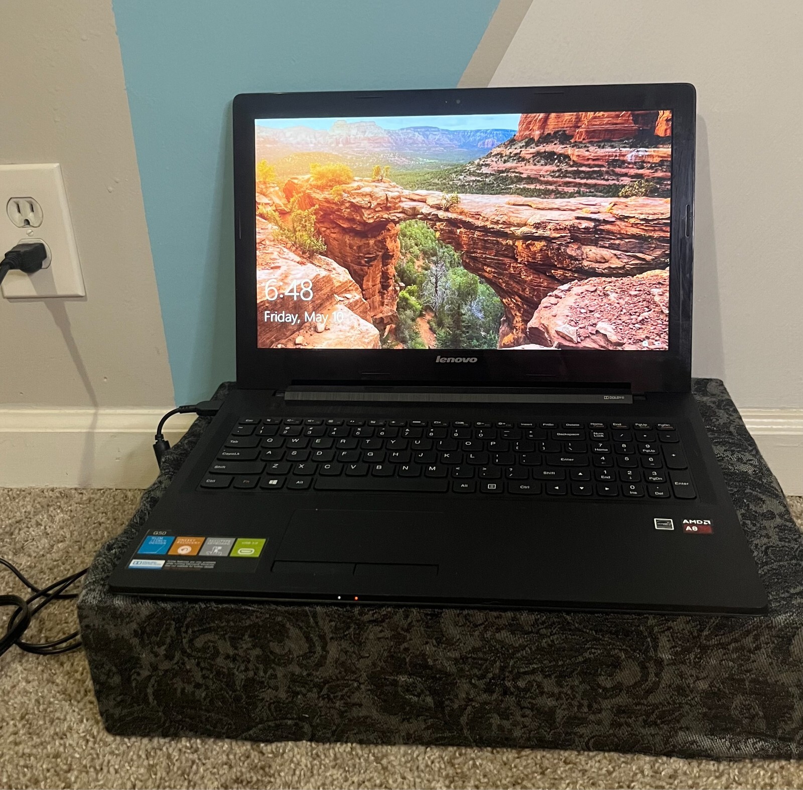 Lenovo G50-80 15.6″ Laptop i3-4030U @ 1.90GHz 4GB Ram 1TB Windows 10 Home