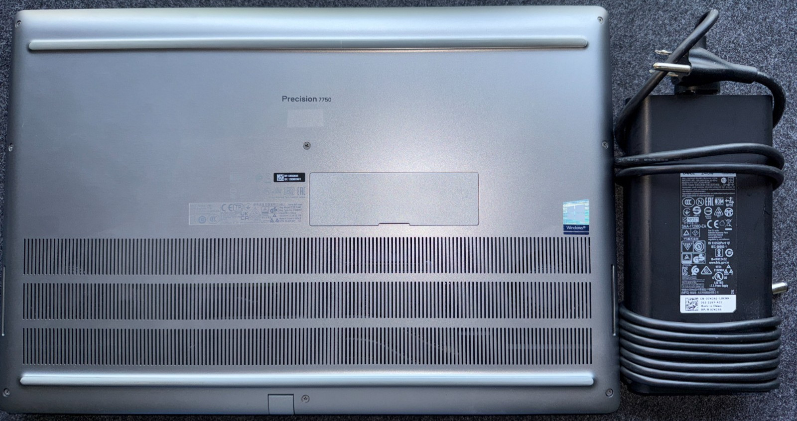DELL PRECISION 7750 17.3″ i9-10885H 32GB (2)512GB SSD NVIDIA RTX 3000 WIN 11 PRO