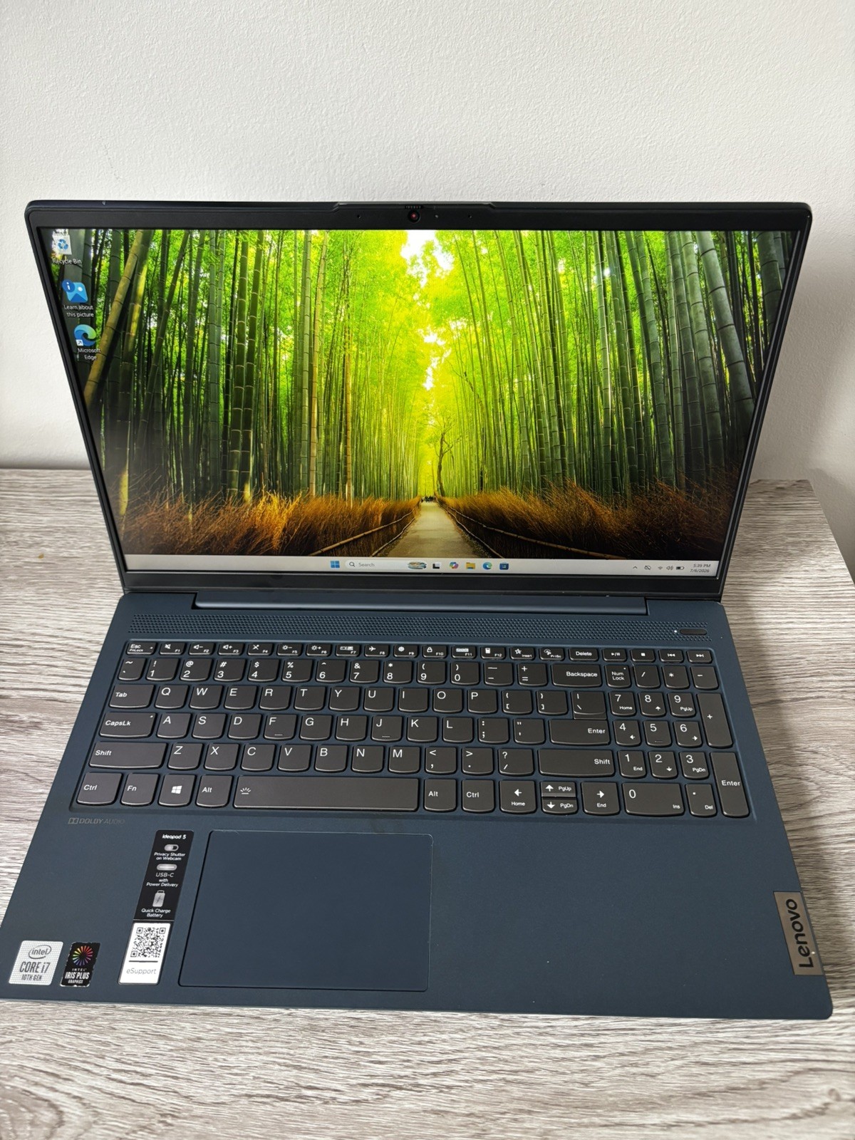 Lenovo IdeaPad 5 Touchscreen (15.6”) Intel i7-1065G7 12GB RAM/ 512GB SSD Win11