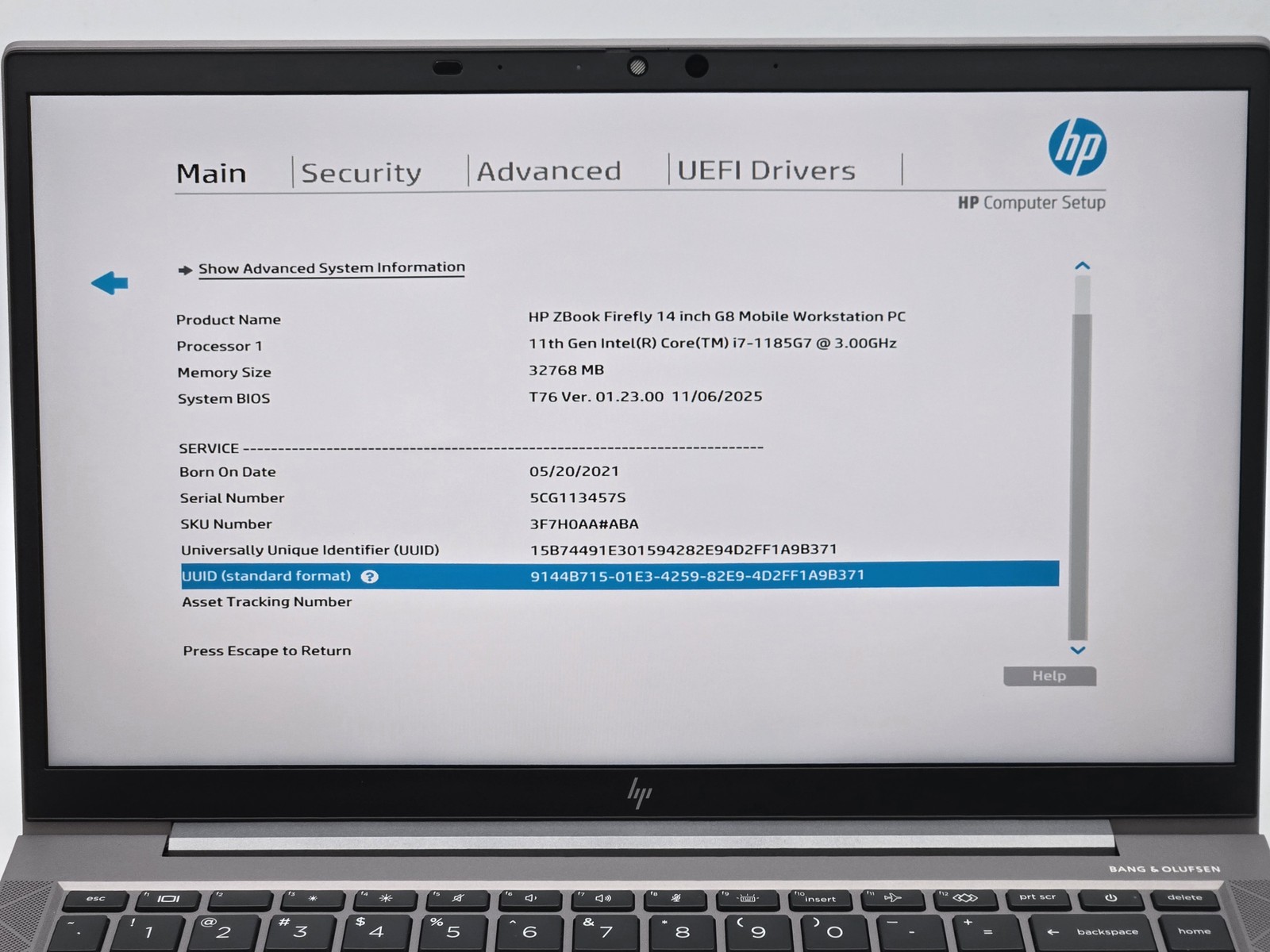 HP ZBook Firefly 14 G8 14″ FHD I7-1185G7 512GB SSD 32GB W11P T500 Webcam Backlit