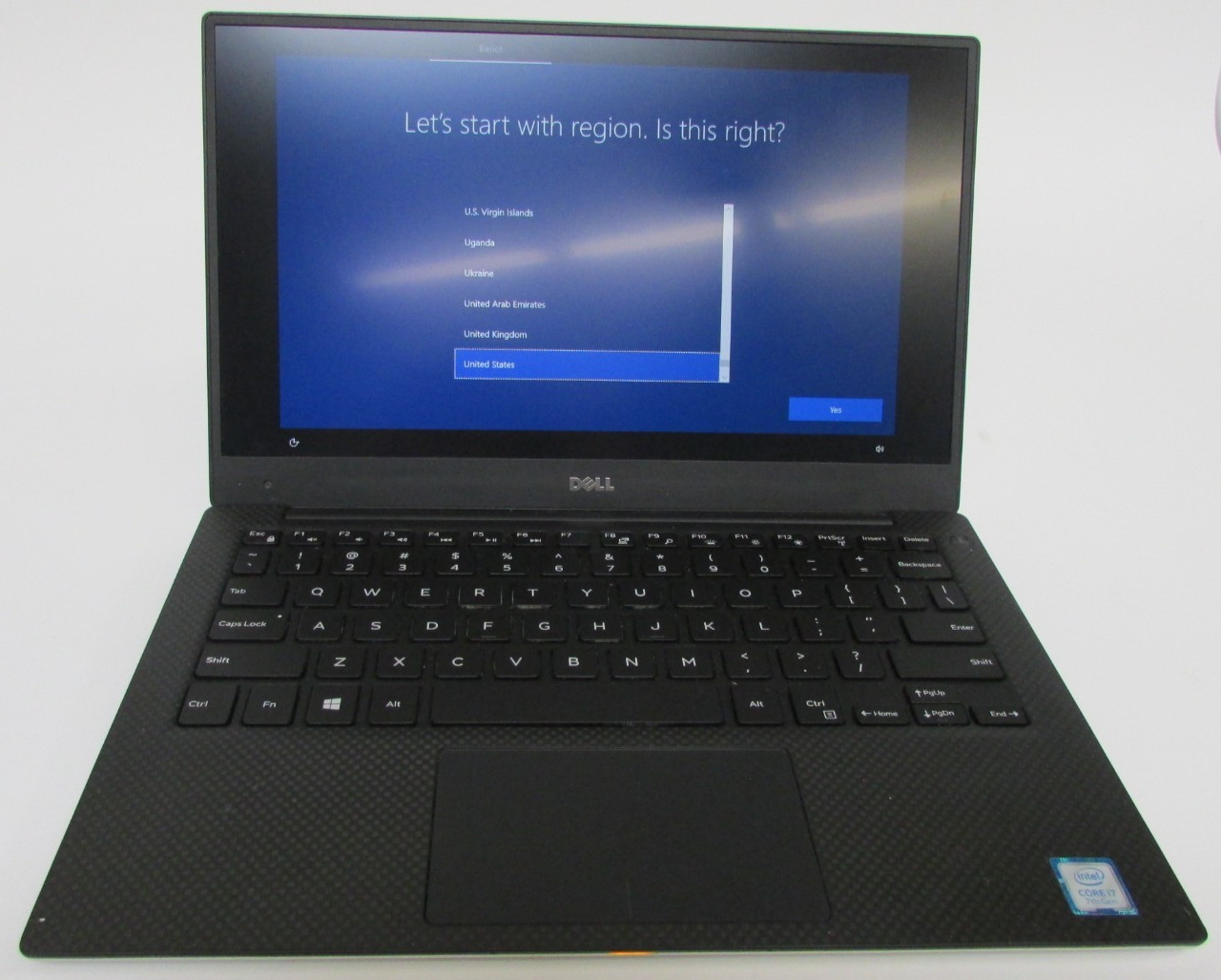 DELL XPS 13 9360 13.3 Laptop Core i7 2.70 GHZ i7-7500U 8GB RAM 256GB SSD