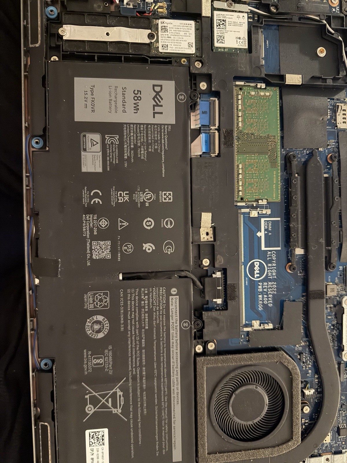 *FOR PARTS* Dell Latitude 5430 Intel i5-11th Gen 8GB RAM 256GB SSD