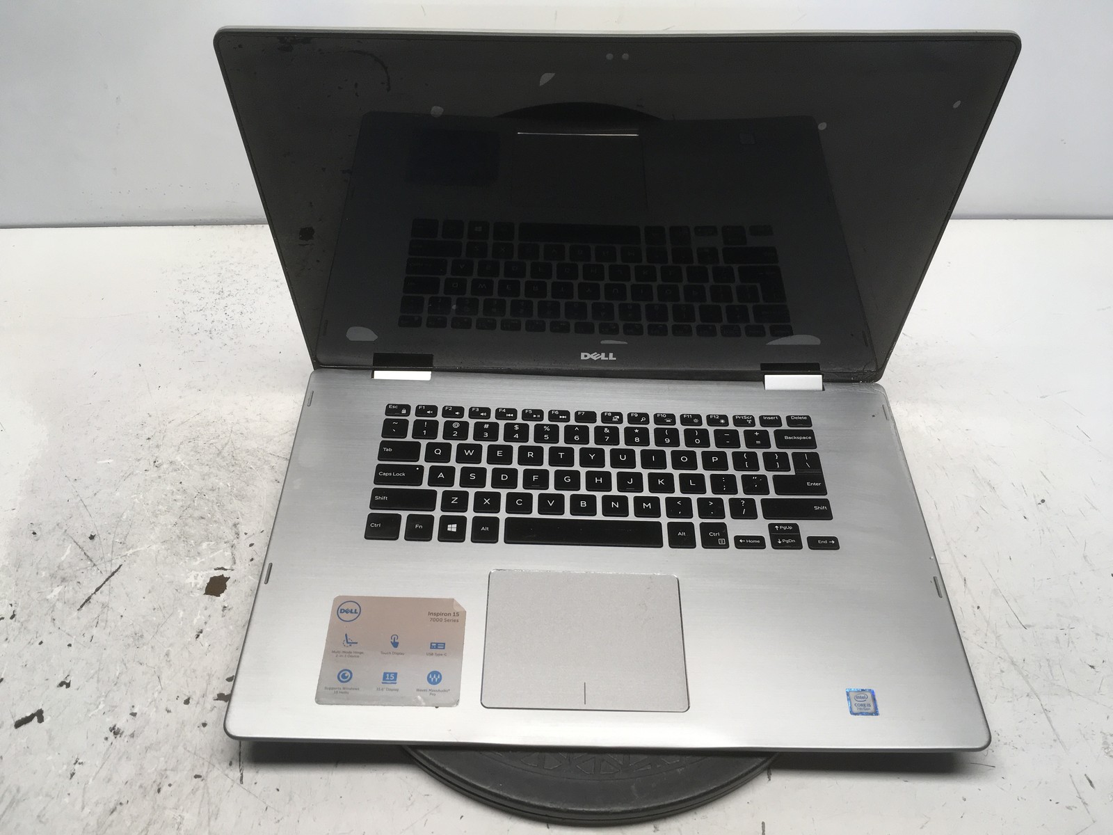 Dell Inspiron 15 7000 Series Intel i5 7th gen No RAM NO HDD No Batt