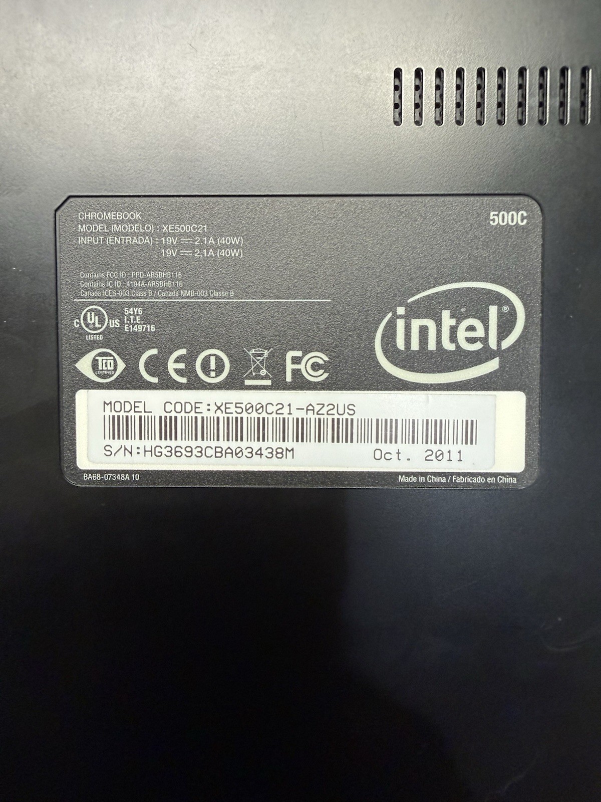 Samsung Chromebook Xe500c21 LOT OF 3