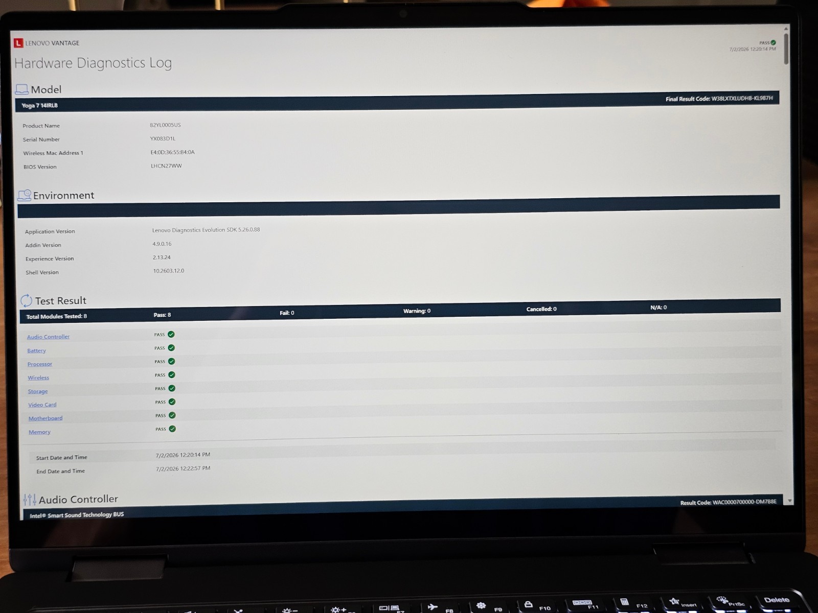 Nice Lenovo Yoga 7 14IRL8 2.2K 2-in-1 Touch i7-1355U 16GB 512GB NVMe 94% Battery