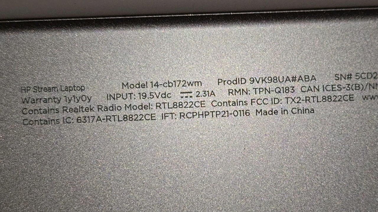 4 HP Laptops MODEL:14-CF2112WM, cb172wm, dk0002dx, 14-dq0002dx READ
