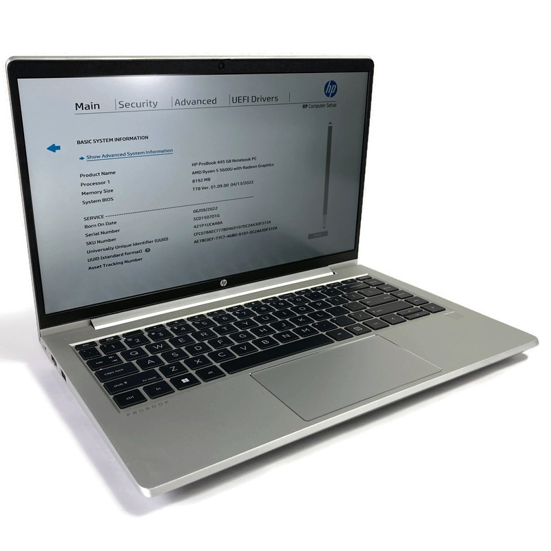 HP ProBook 445 G8 14″ Laptop Ryzen 5 5600U 2.3GHz – 8GB Ram – No Drive