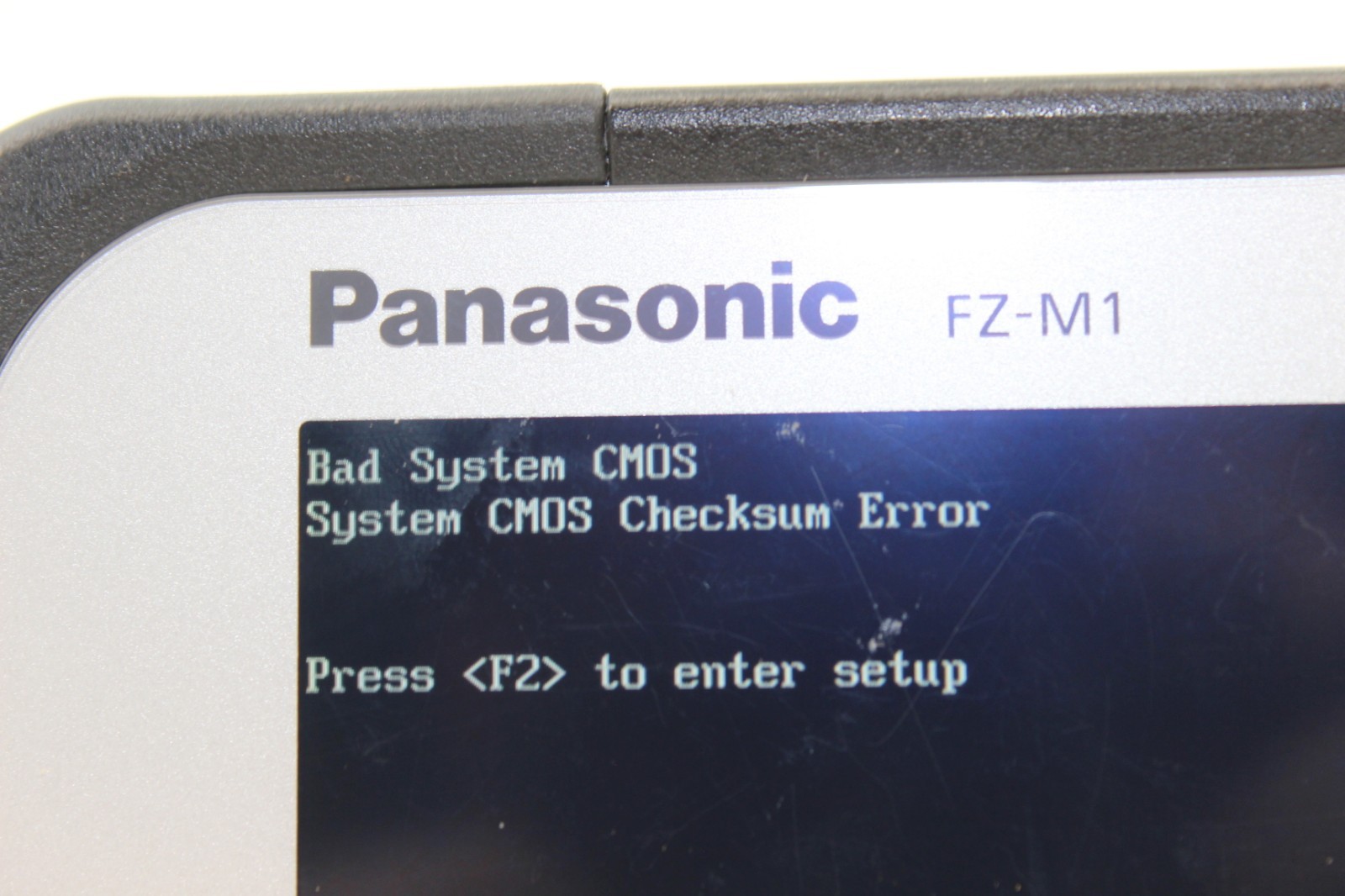 Panasonic Toughpad FZ-M1 Core i5vPro Bad System CMOS
