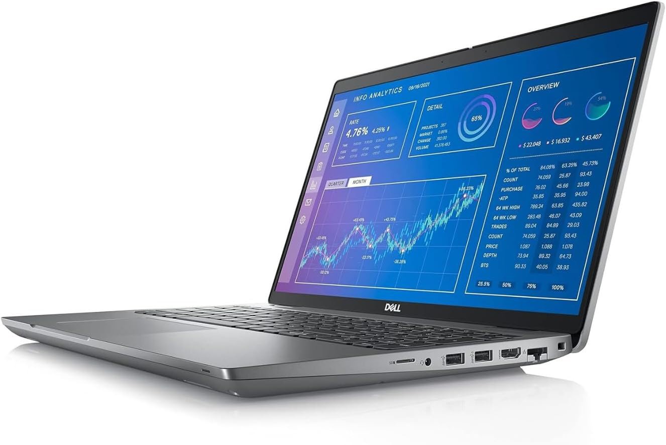 Dell Precision 3571 15″ Worksation i7 2.4Ghz 32GB RAM 512GB SSD NO CAM Grade C