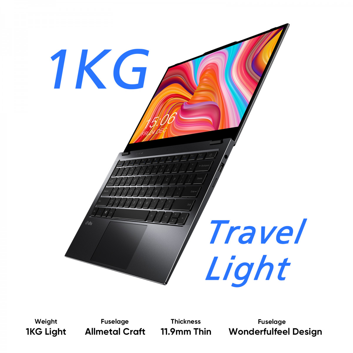CHUWI 14.1″ Touch Laptop, Intel N5100 Quad Core, 8GB+256GB SSD, Windows 11