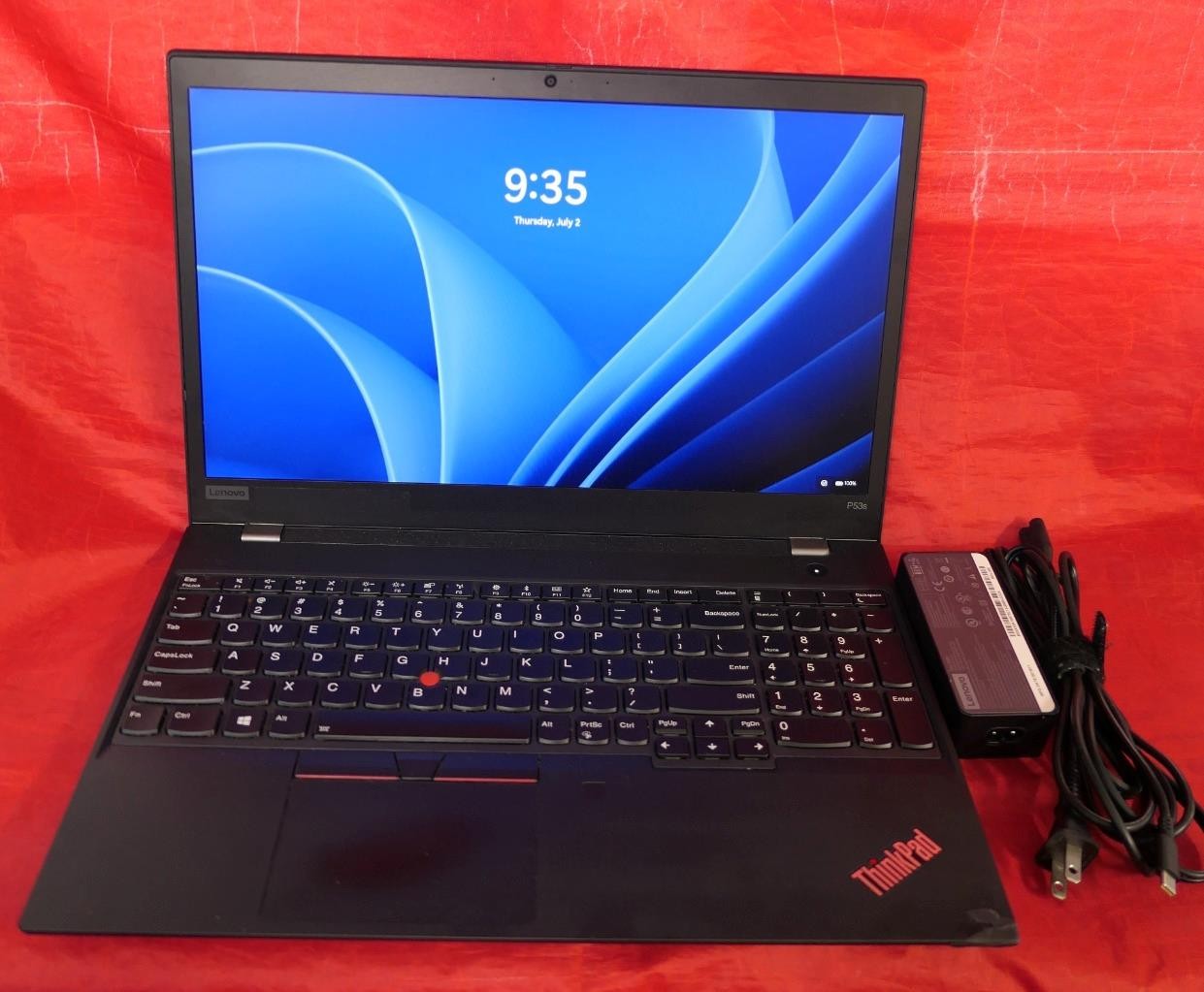 Lenovo ThinkPad P53s Win 11 Pro 512GB NVME 32GB Ram 15.6″ i7 with Power Adapter