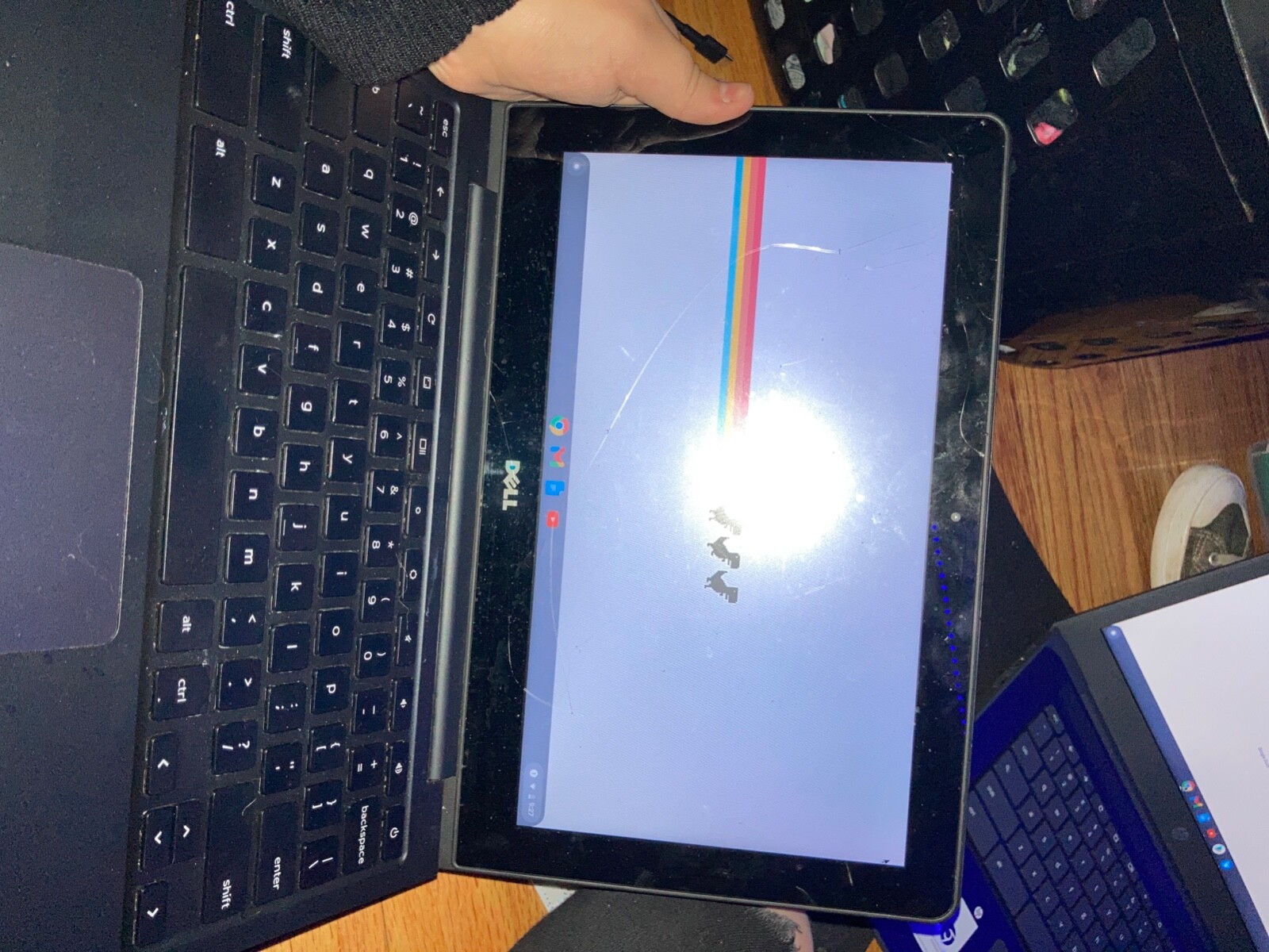 dell chromebook 11,black, used, Great quality 24 inches, 
