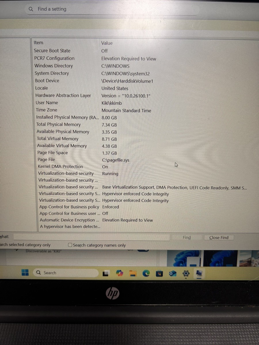 HEWLETT PACKARD 255 G10 WITH 250GBS AND 8GBR *READ DESCRIPTION!!!!!! (P17028842)