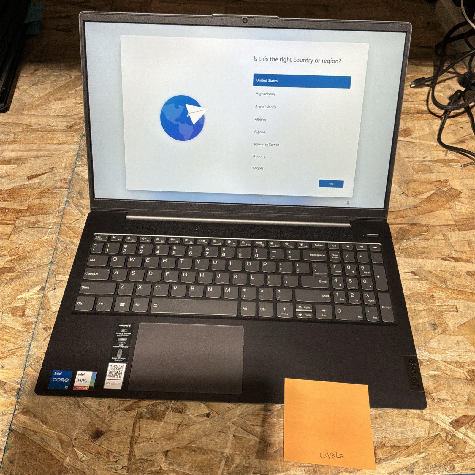 Lenovo IdeaPad 5 15ITL05 15.4″, i5-1135G7 -16GB DDR4- 512GB SSD C486