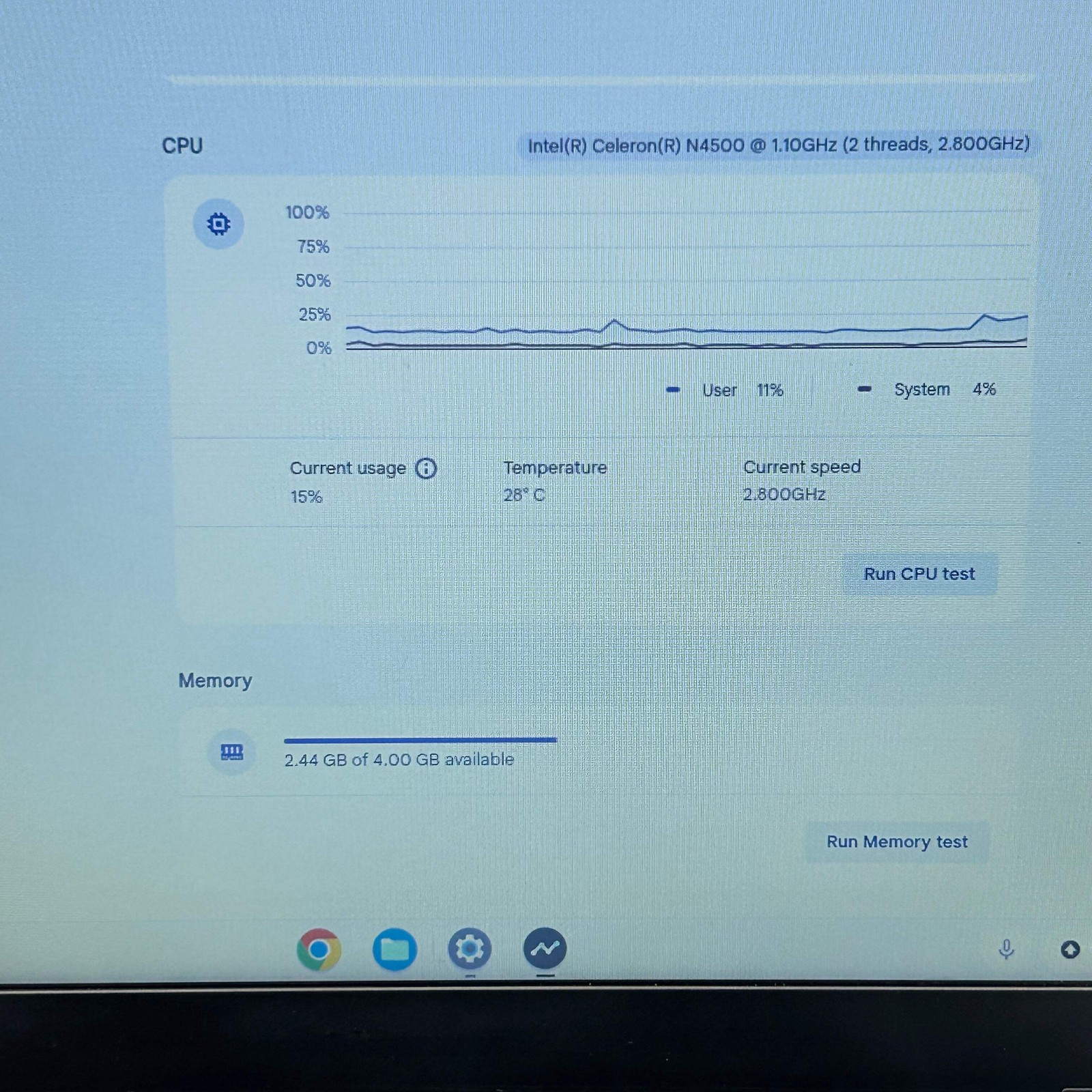 Samsung Chromebook XE345XDA 14″ Intel Celeron N4500, 1.1GHZ, 4GB RAM