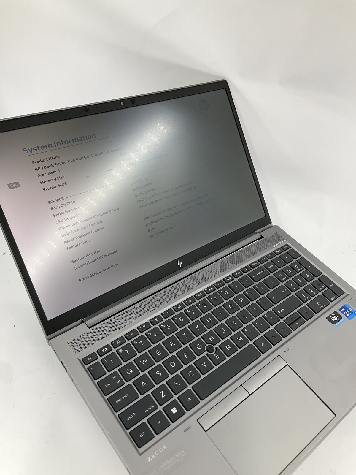 HP Zbook Firefly G8 15.6″ Core i7-1185G7 512GB 32GB B Win 11 Pro T500