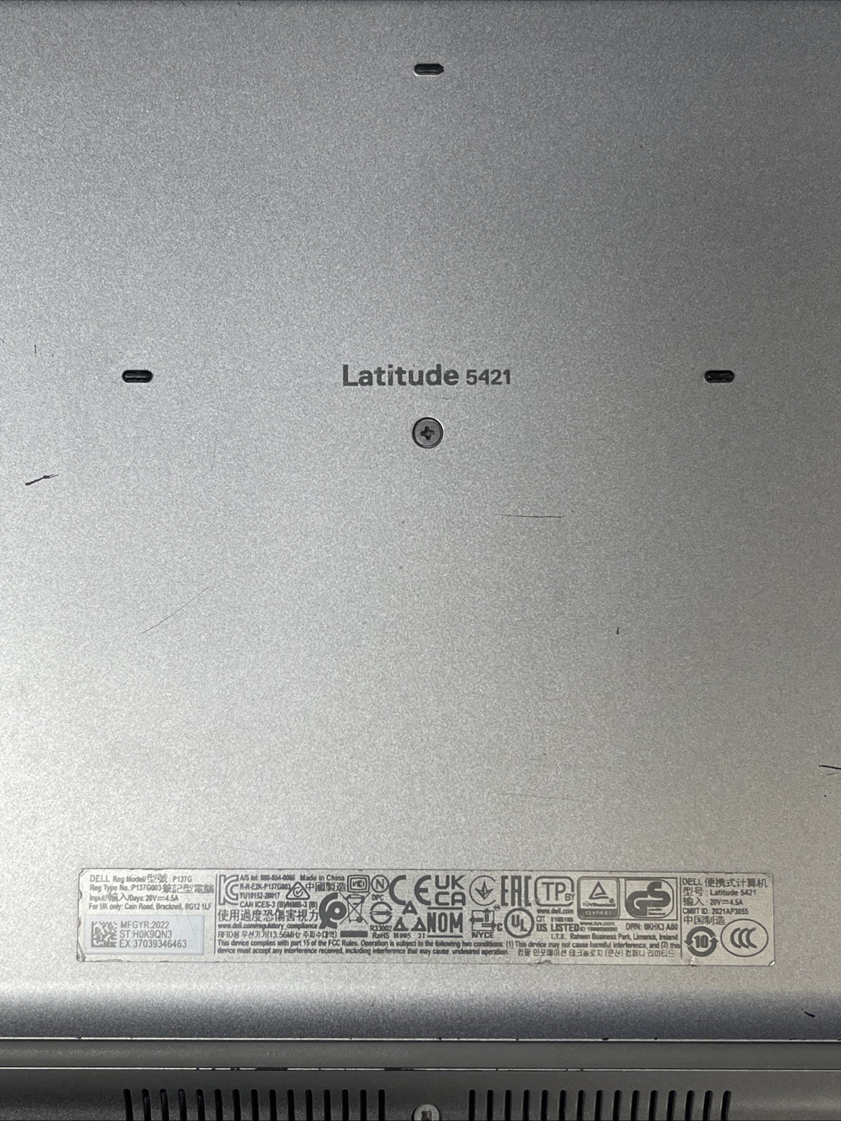 Dell Latitude 5421 Core i5-11500H 2.4 GHz 16GB RAM 256GB SSD