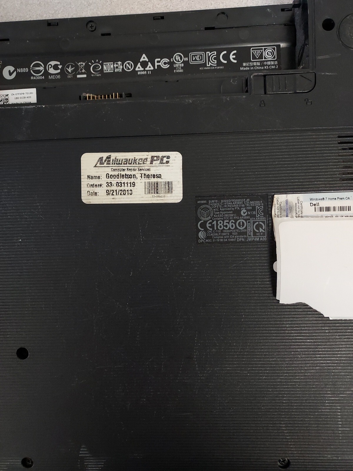 Dell Inspiron N5040 Laptop – i3 1st Gen – UNKOWN RAM – NO HDD/BATT – READ