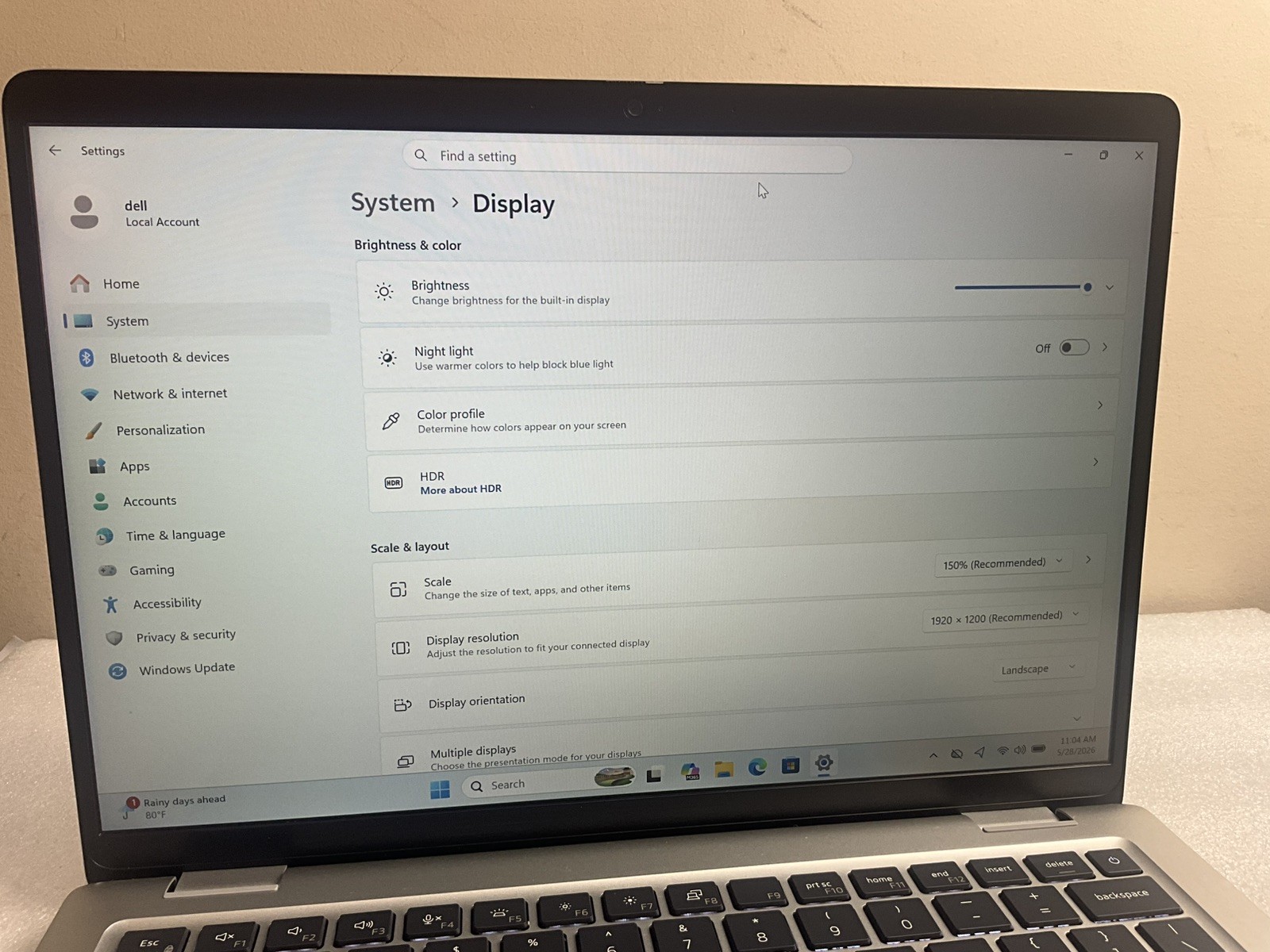 Dell Pro 14 Plus PB14250 14″ Core Ultra 5 235U 2.0GHz 16GB RAM 256GB SSD W11 Pro