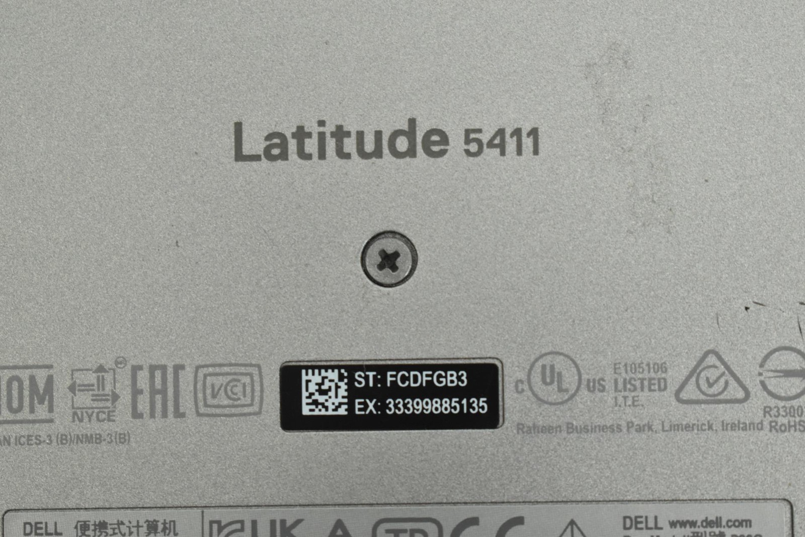 Dell Latitude 5411 Laptop i7-10850H 2.7GHz 16GB 256GB SSD 14″ No OS *See Details
