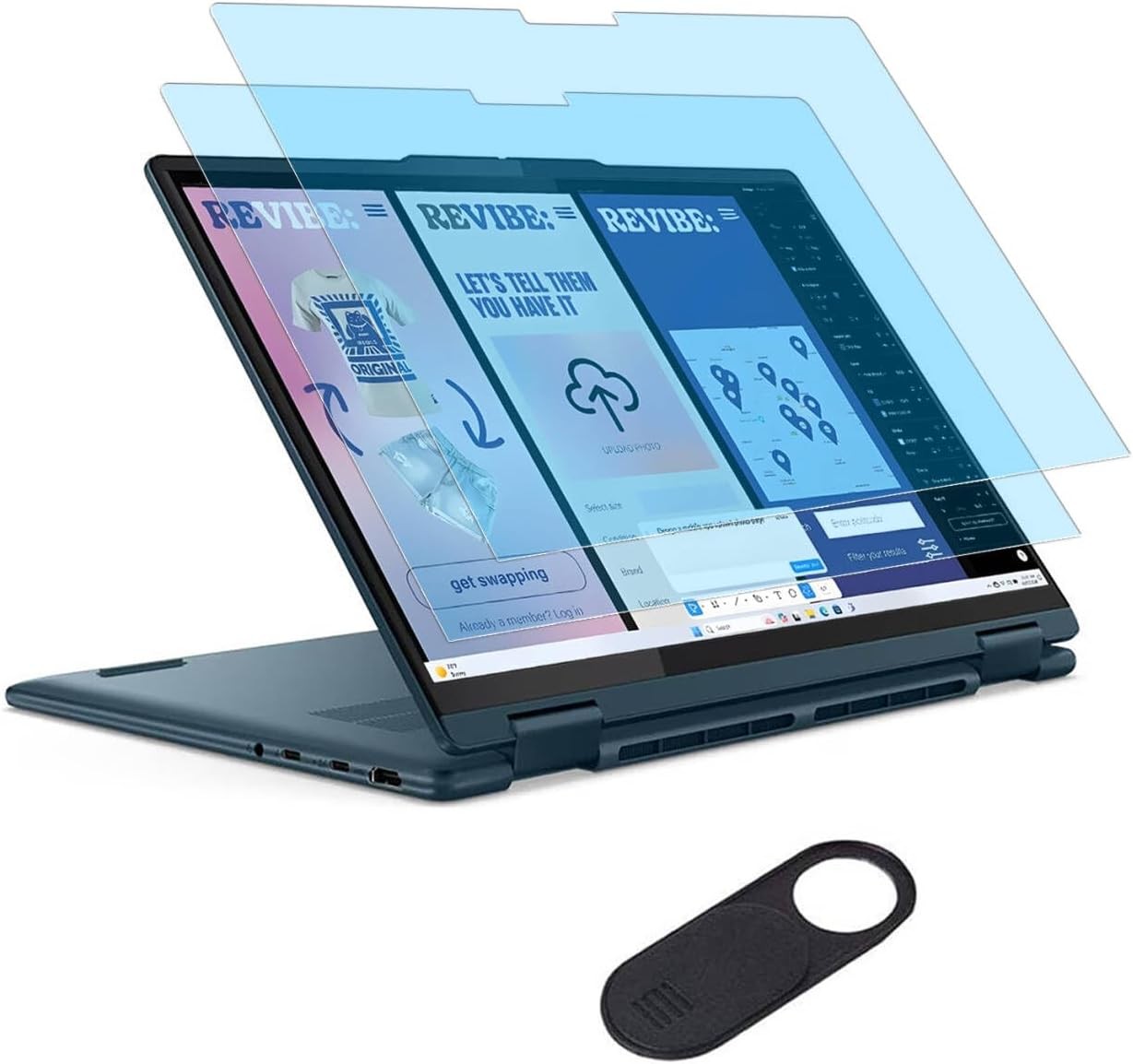 2 Pack Screen Protector for 2025 New Lenovo Yoga 7 16″ Touchscreen Laptop
