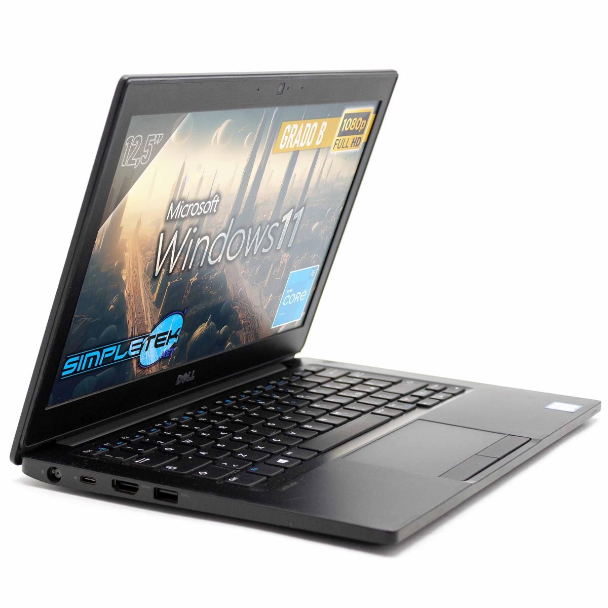 Dell 7280 I5 12.5″ Windows 11 Pro 4gb 240gb Laptop Layout Ita Fhd_