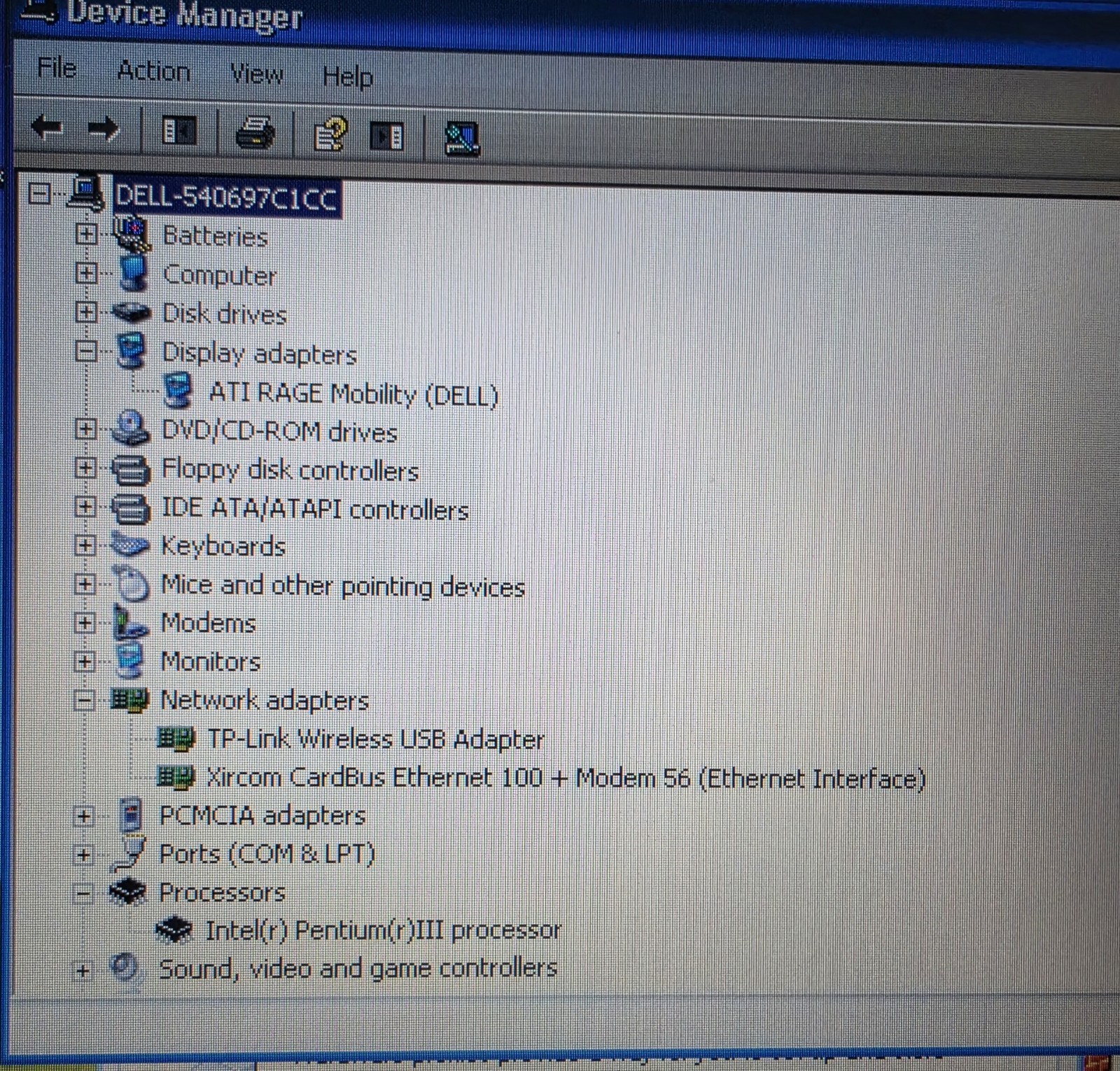 Dell Latitude CPx P3 500Mhz, 384Mb RAM, Win XP, Network Card, Case And Charger!