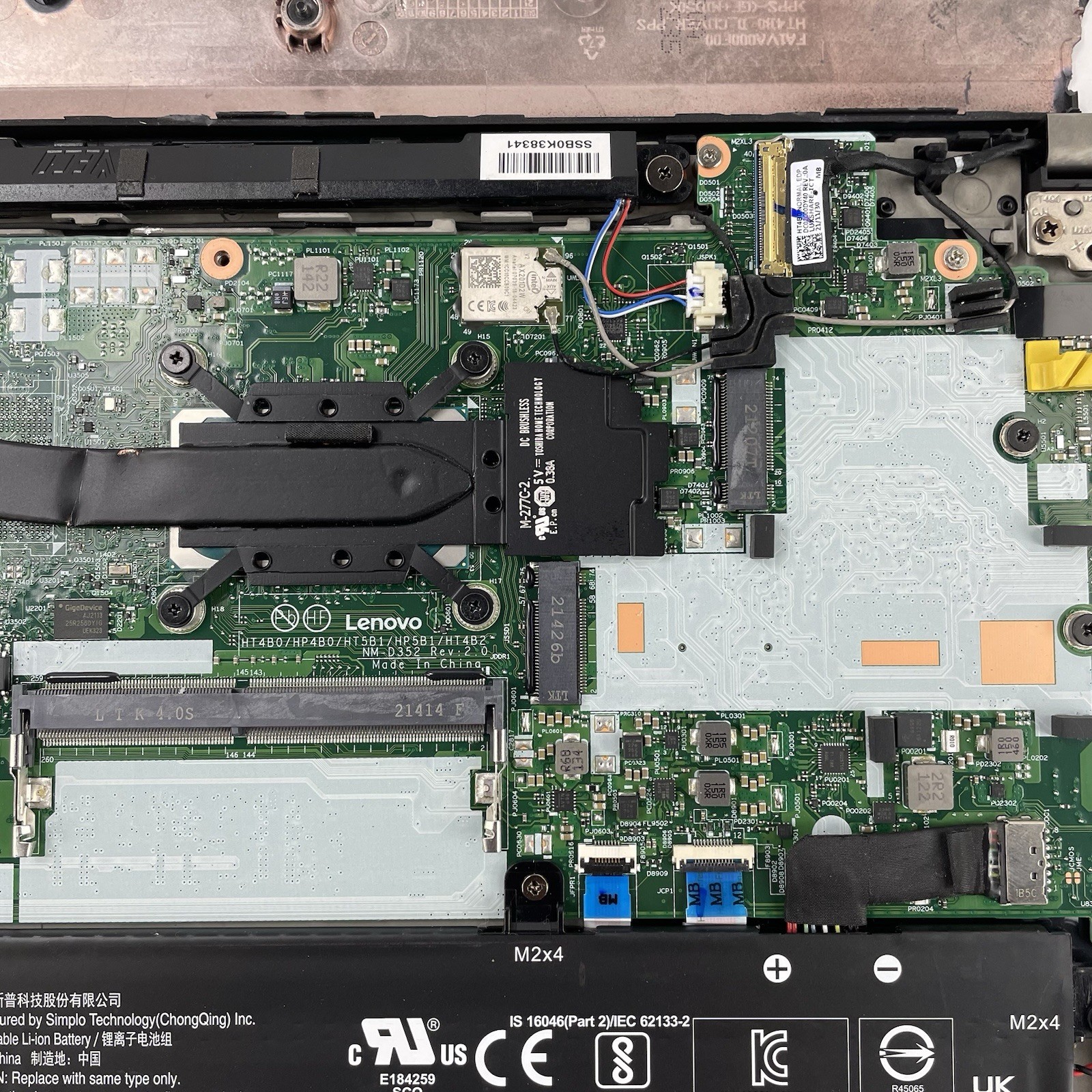Lenovo ThinkPad T14 Gen2i 14″ i5-1145G7 2.60GHz 16GB RAM No SSD/OS/AC-Bad Bottom