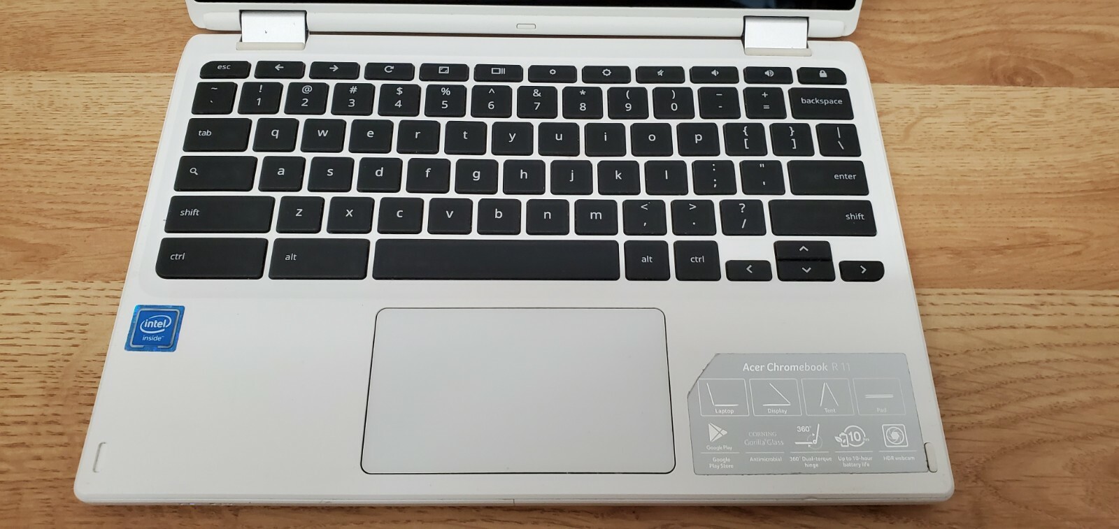 Acer Chromebook R11 11″, Chrome OS, Celeron N3160, 4GB RAM, 32GB eMMC, 2in1 Touc