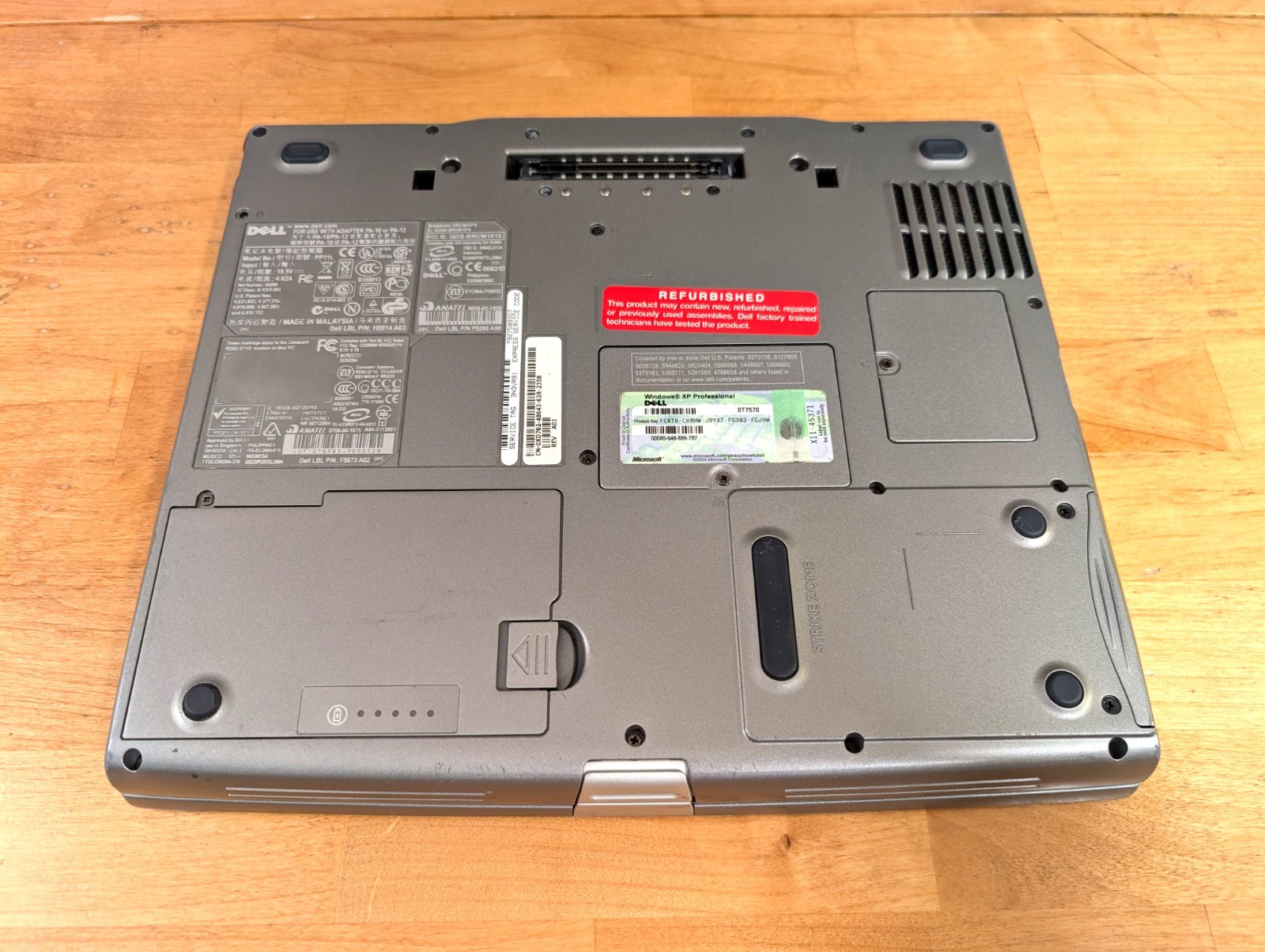 Dell Latitude D610 Laptop W/ Windows XP Professional SP3 – WiFi, DVD – Complete!