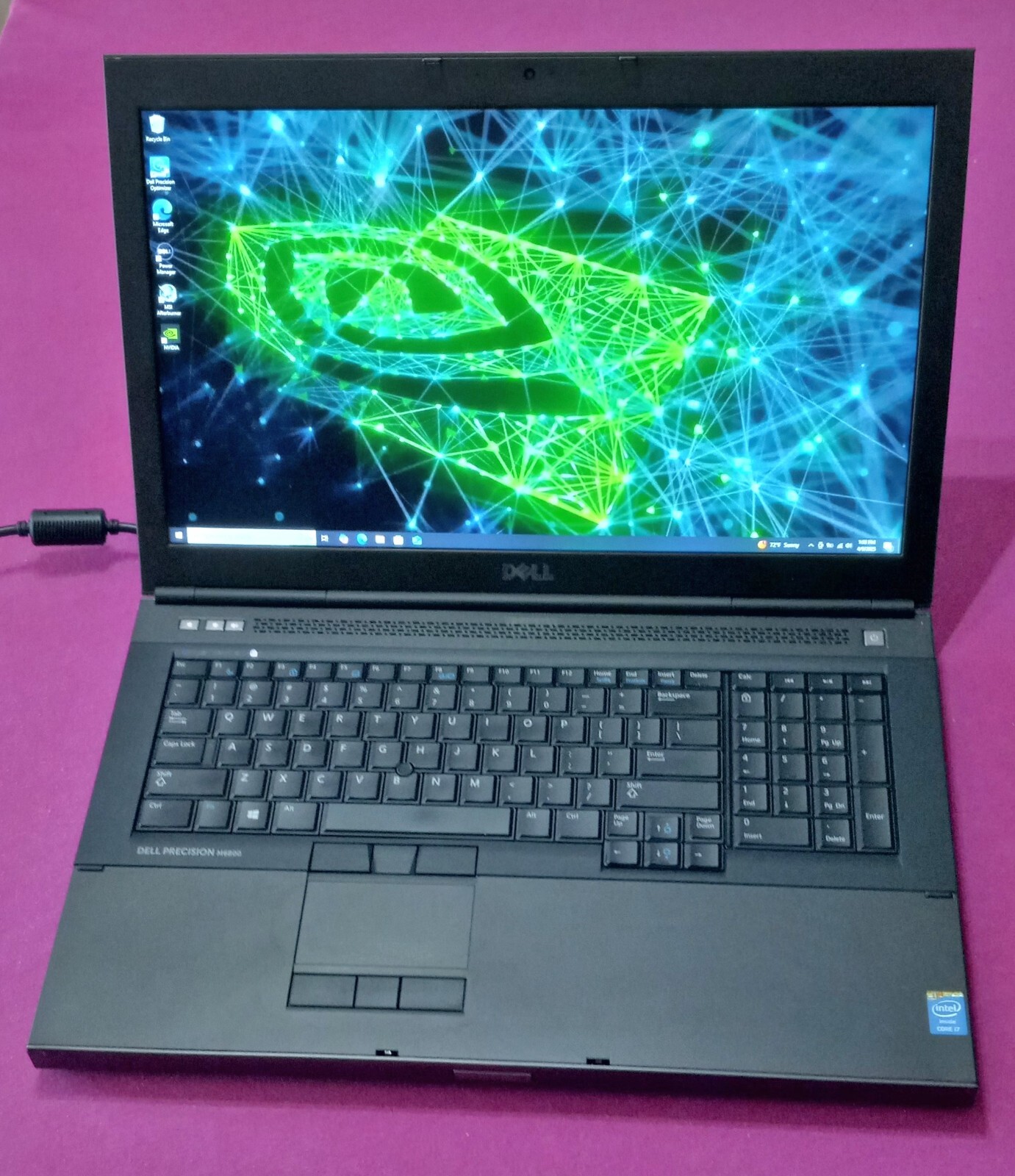 Dell Precision M6800 laptop I7-4810mq 2.8-3.8Ghz 24GB 500GB NVIDIA “P5000” AX200
