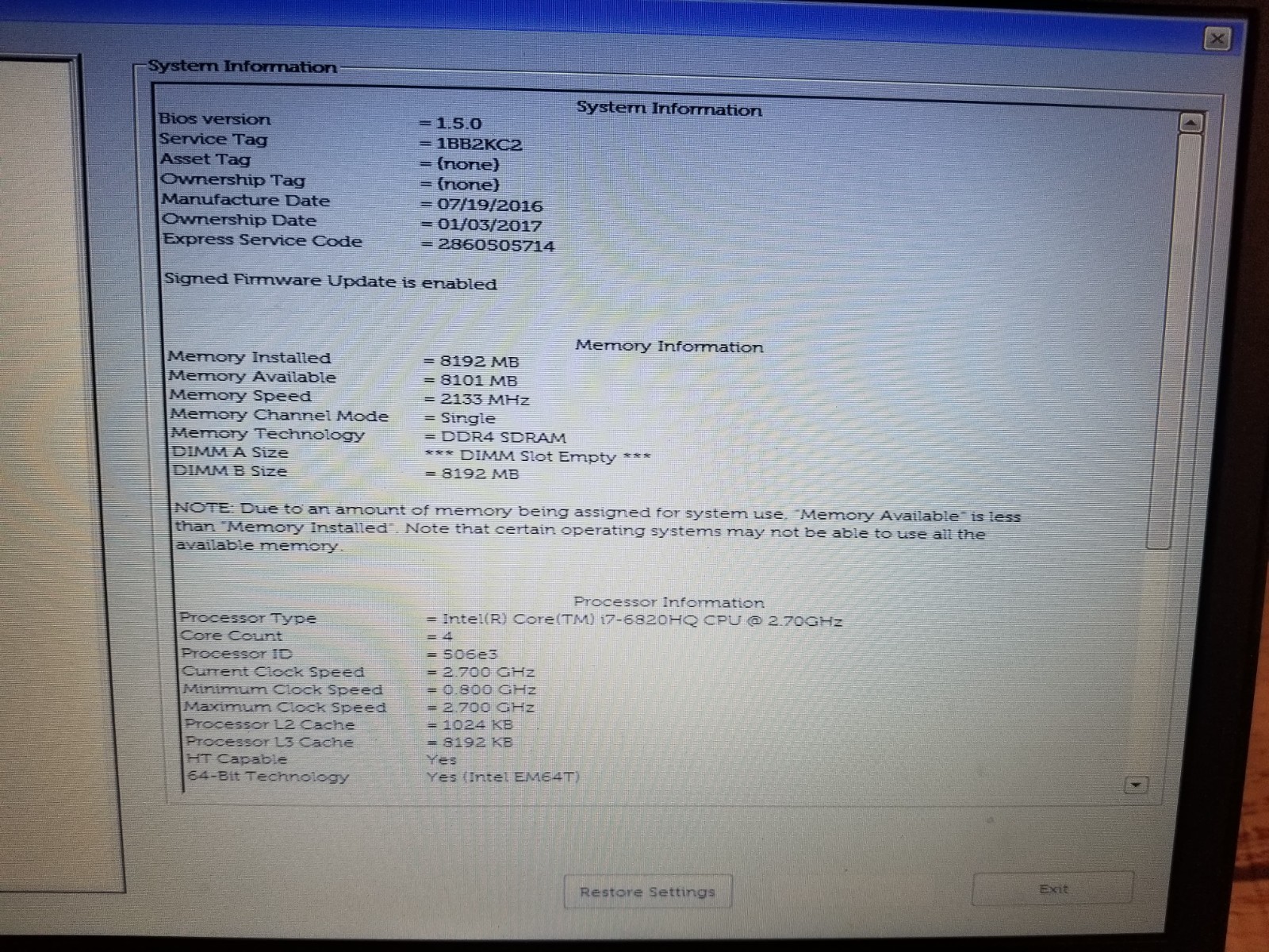 Dell Latitude E5470 14″ HD Display Black Core i5 Bluetooth Wi-Fi Business Laptop