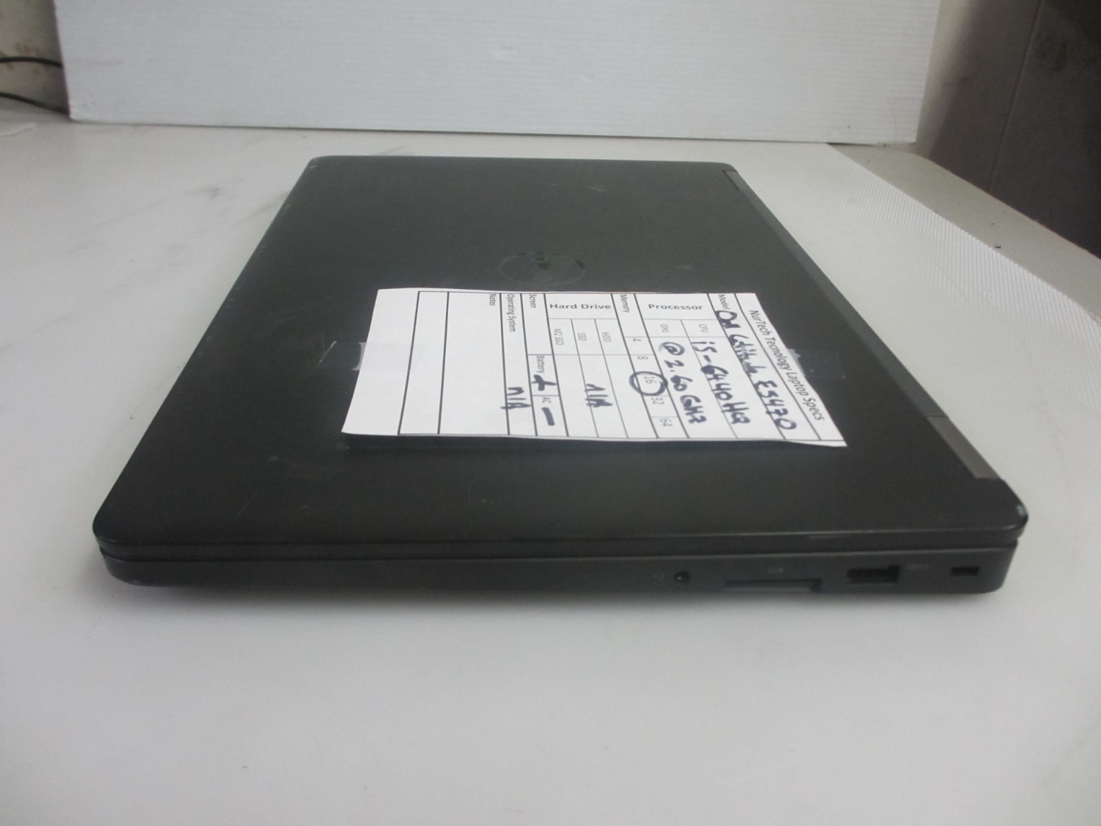 Dell Latitude E5470 i5-6440HQ 2.60GHz 16GB Laptop [No HDD/OS/AC]