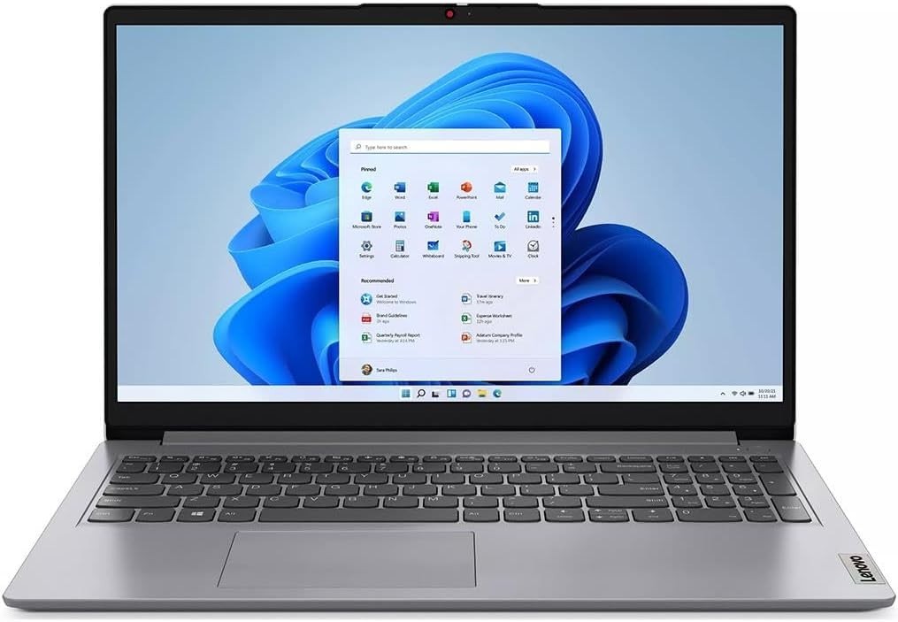 Lenovo IdeaPad 1i 15.6″ Laptop – Intel Core i5 Processor – 8GB RAM Memory – 256G