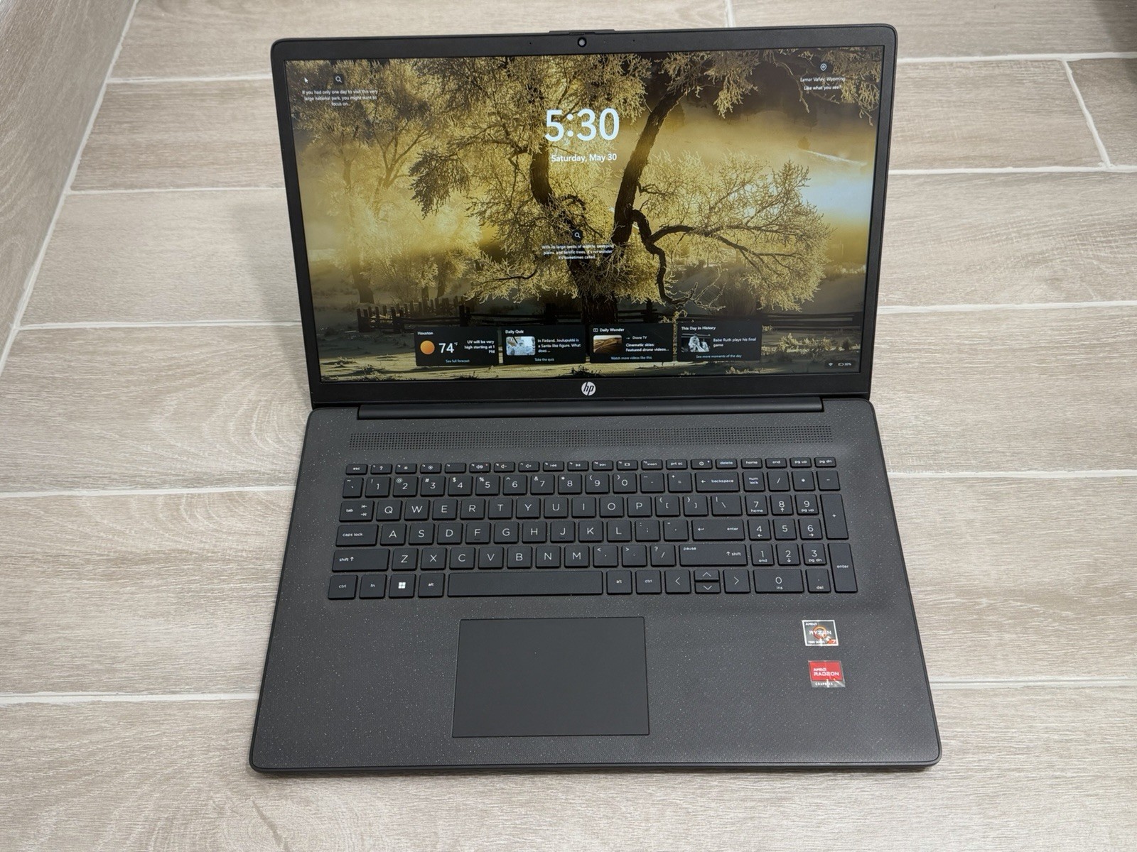 HP 17-CP3047NR 17.2″ Laptop AMD Ryzen 7 7730U 16GB RAM 512GB NVMe SSD Win-11