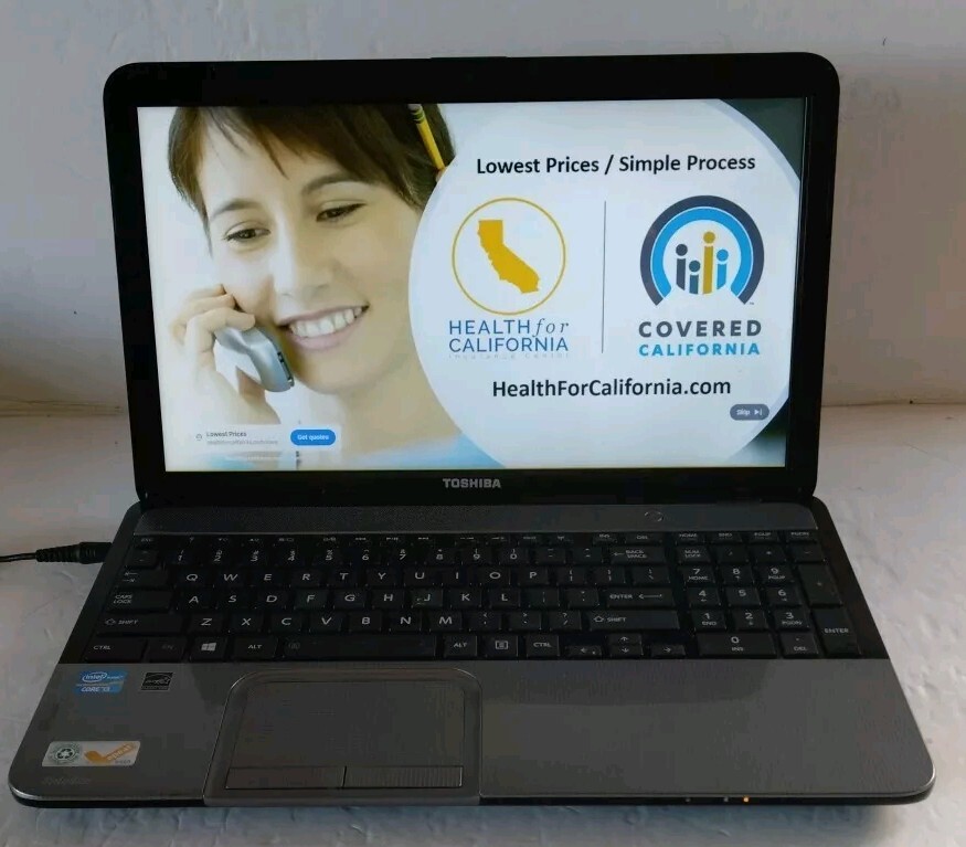 TOSHIBA SATELLITE L855-S5405 INTEL CORE i3-3120M 2.50 GHz 8GB 750GB WIN 10 PRO