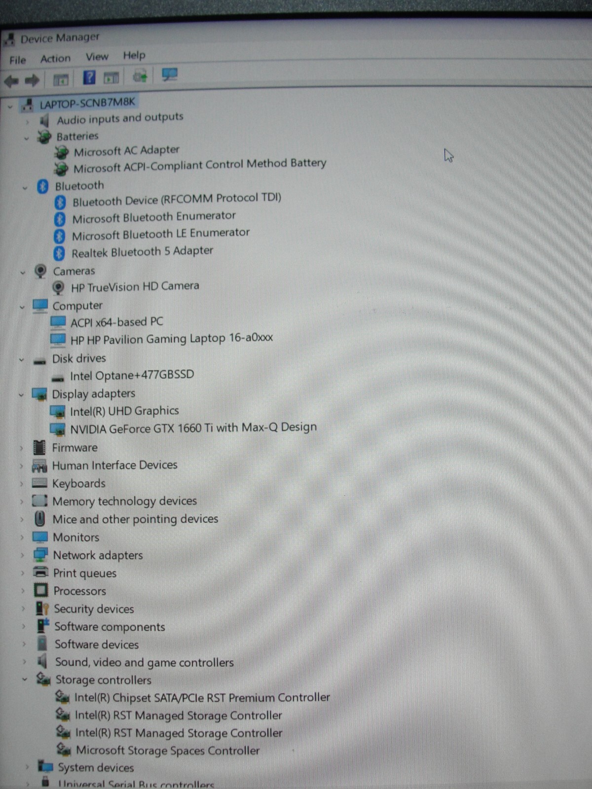 HP Pavilion Gaming 16-A0032DX 16.1” FHD Core i5-10300H 2.5GHz 8GB SSD 512GB
