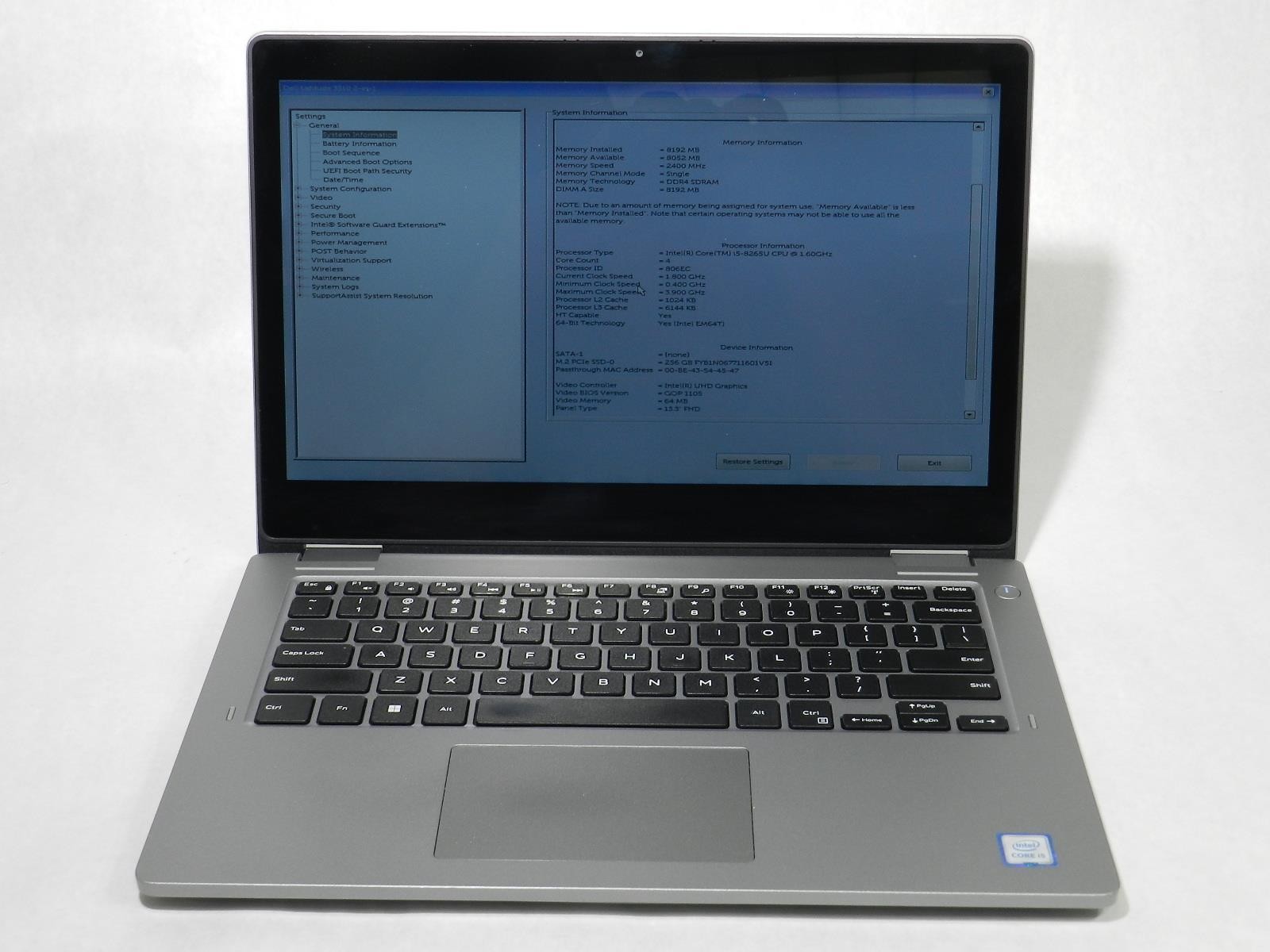 DELL LATITUDE 3310 2-IN-1 | TOUCH | i5-8265U | 256GB SSD | 8GB | NO OS