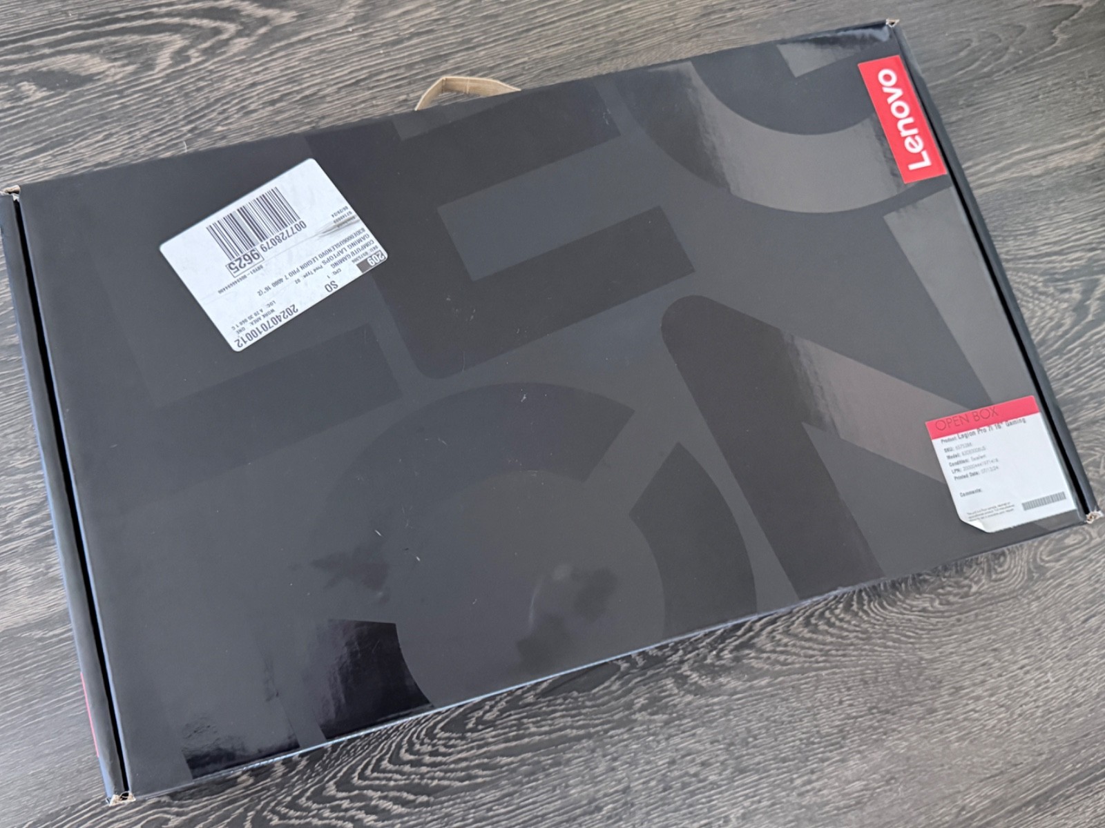 Lenovo Legion Pro 7 Gen 9 intel i9-14900HX 32GB DDR5 16″ HDR QHD NVIDIA 4080 1TB