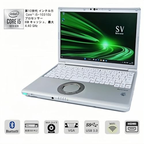 Panasonic Let’s Note CF-SV9 Core i5 8GB 256GB SSD DVD 12.1 Laptop USED