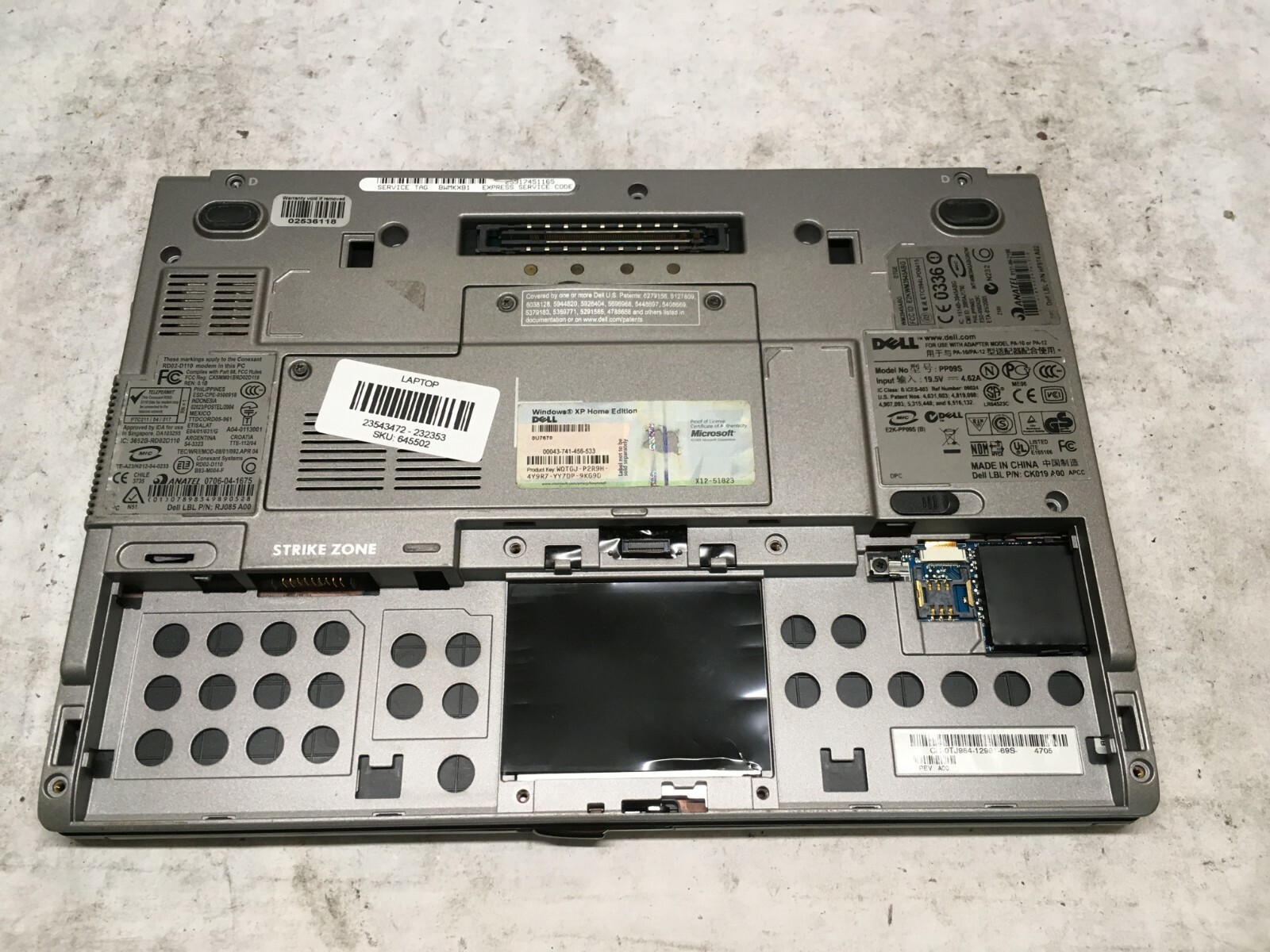 Dell Latitude D420 12″ (AS IS) Intel Core Solo – JZ